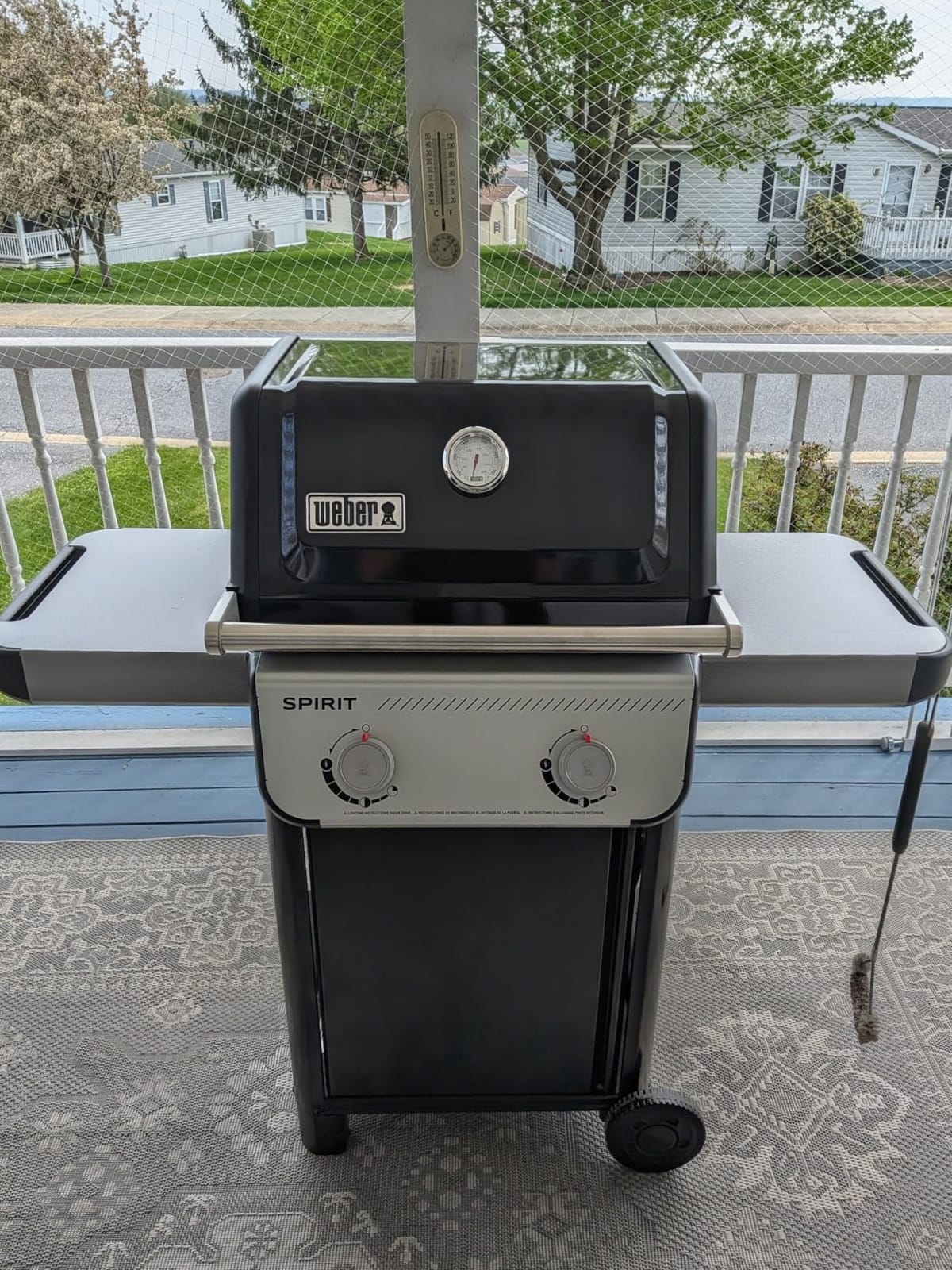 BBQ Gas Grill Cover, 48 Inch for Weber Spirit 2, Waterproof Weather Resistant, UV & Fade Resistant, PU Coating for Weber Spirit II 200 Series, Spirit 200, Spirit II E210 Gas Grill customer photo 1