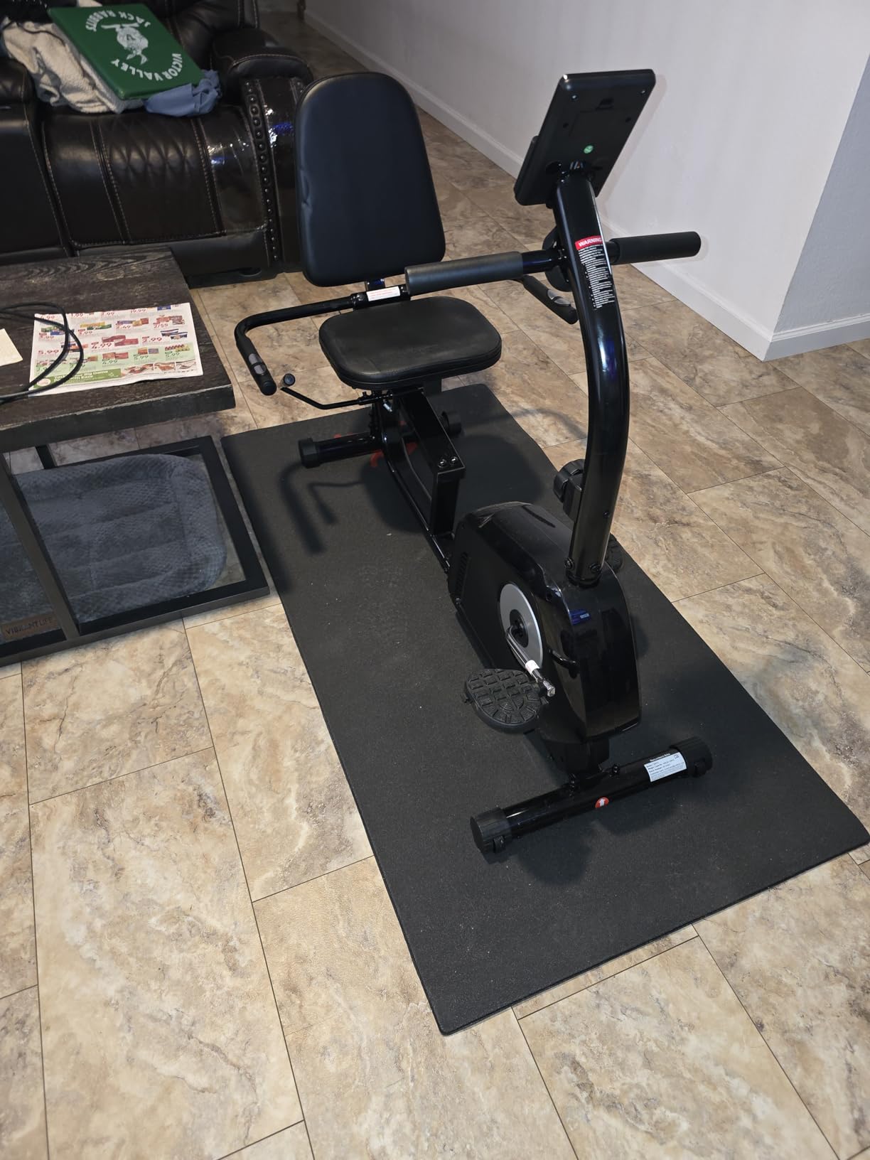 Bike Mat Compatible with Peloton Bike, 6mm Floor Protector customer photo 1