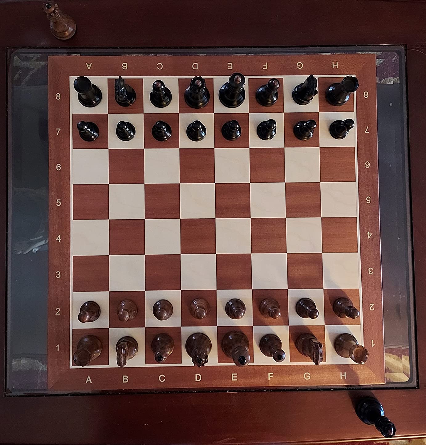 Professional Tournament Wooden Chess Boards, No. 6 - Inlay (2.25