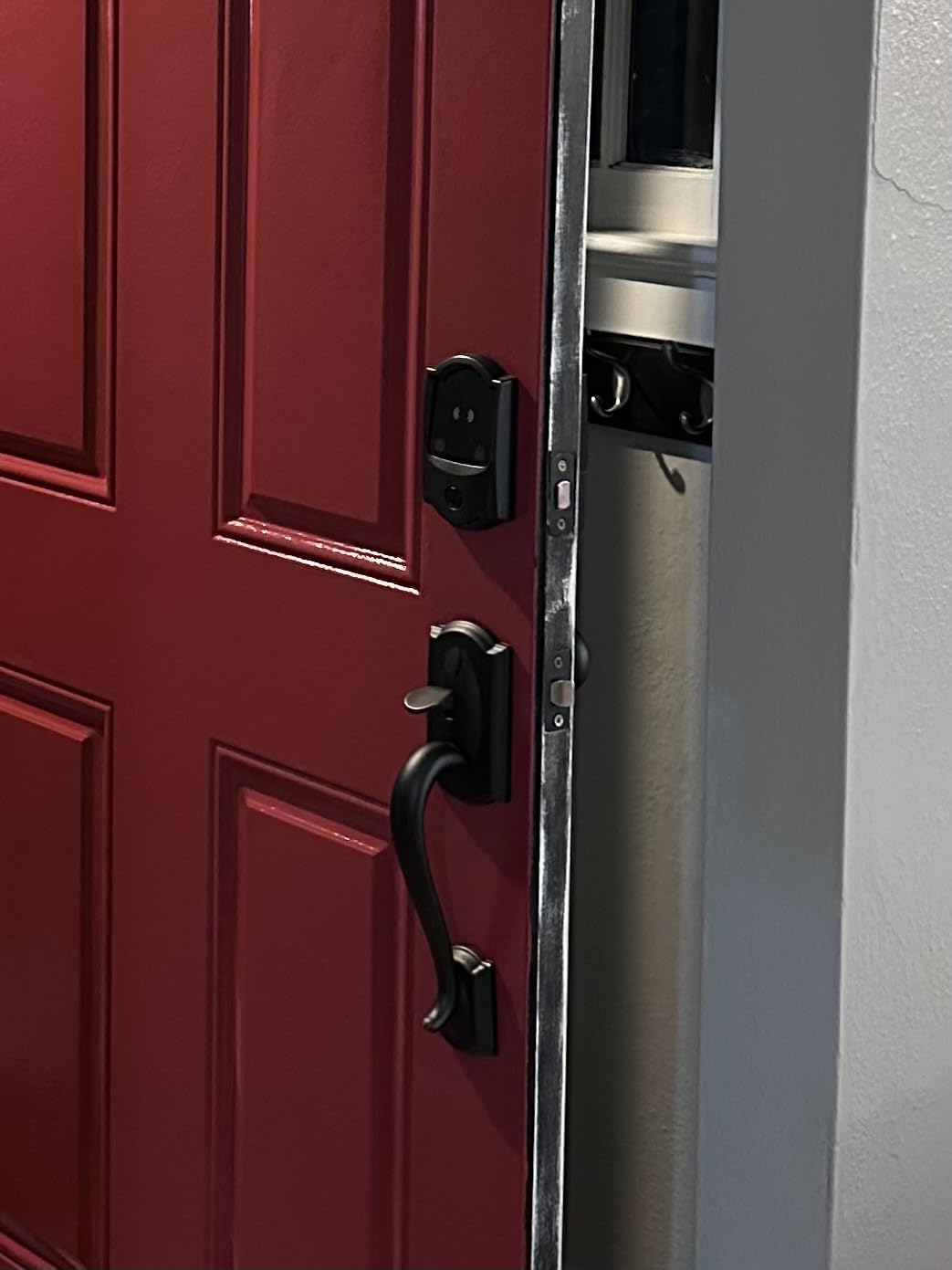 Schlage Encode Plus Smart WiFi Deadbolt Lock, Tap to Unlock, Satin Nickel customer photo 1