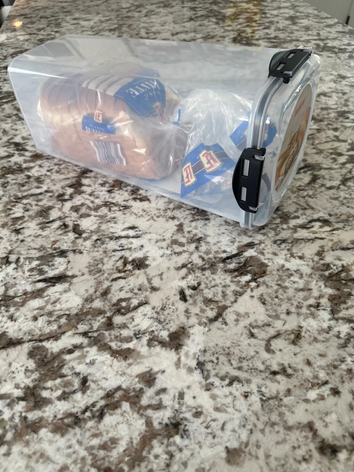 Tafura Bread Container, 5.8 L, Airtight BPA-Free Bread Storage Box | Holds homemade loaves, sandwich bread, artisan loaves, bagels, rolls, and other baked favorites. customer photo 2