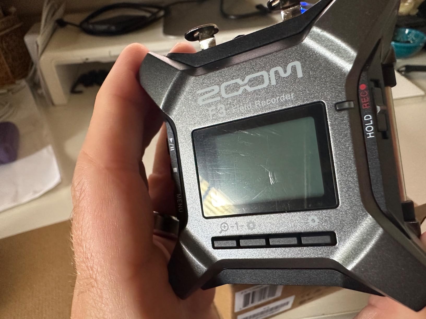 Zoom F3 Professional Field Recorder for Filmmakers & Musicians | Clip-Free Audio with 32-Bit Float, Dual A/D Converters, 2 Locking XLR/TRS Inputs, Battery Powered, Wireless Control customer photo 1