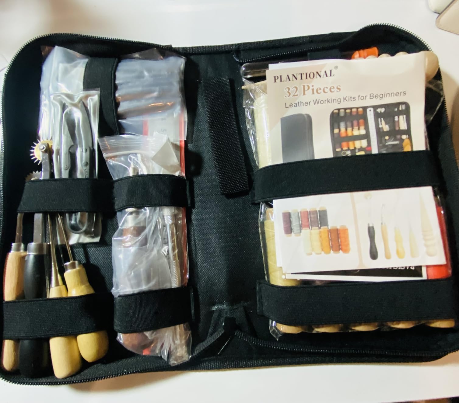 PLANTIONAL Leather Working Tools for Beginners: Professional Leather Tools customer photo 2