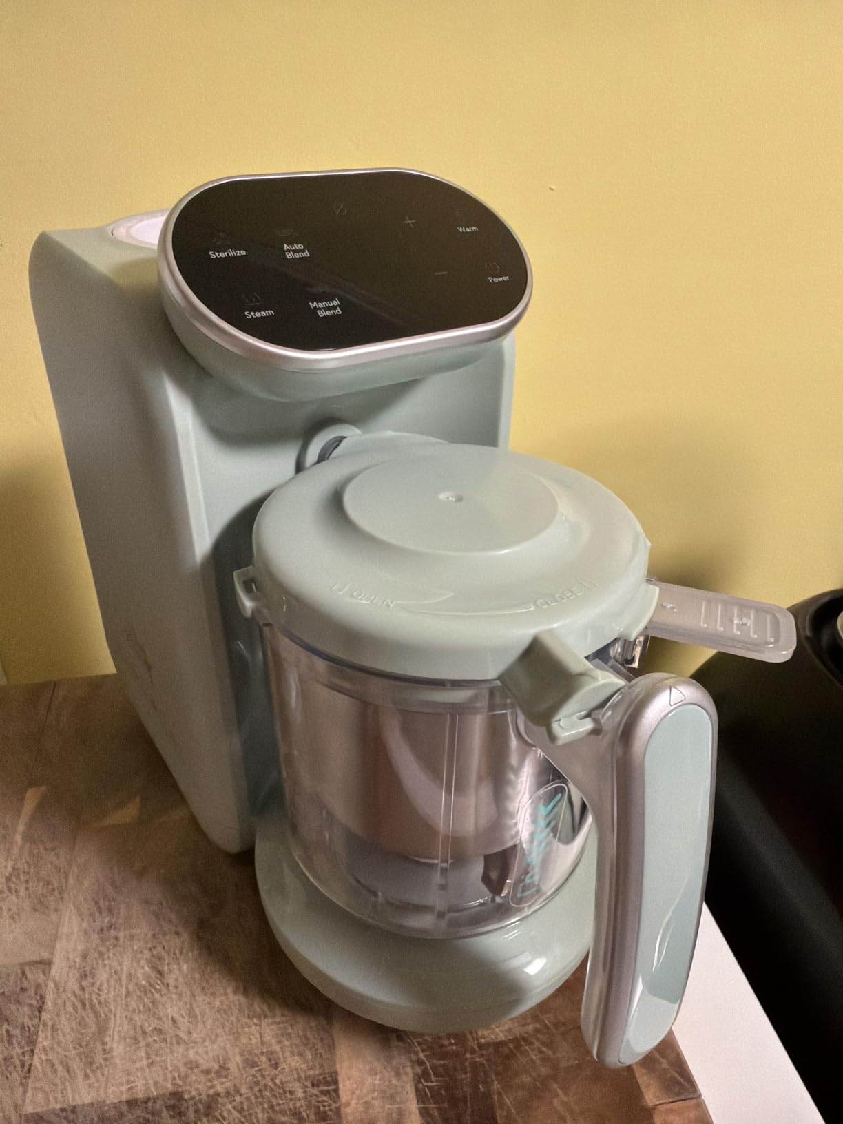 Chefhandy 5-in-1 Baby Food Maker with Stainless Steel Steam Basket, Green customer photo 2