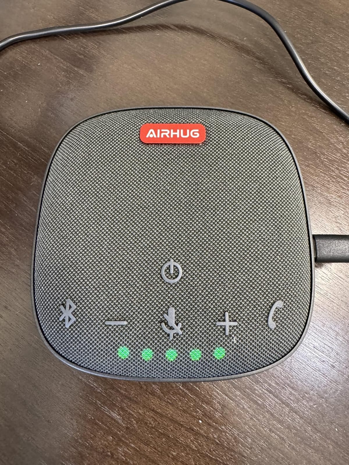 AIRHUG Conference Speaker and Microphone, Bluetooth & USB Speakerphone customer photo 1