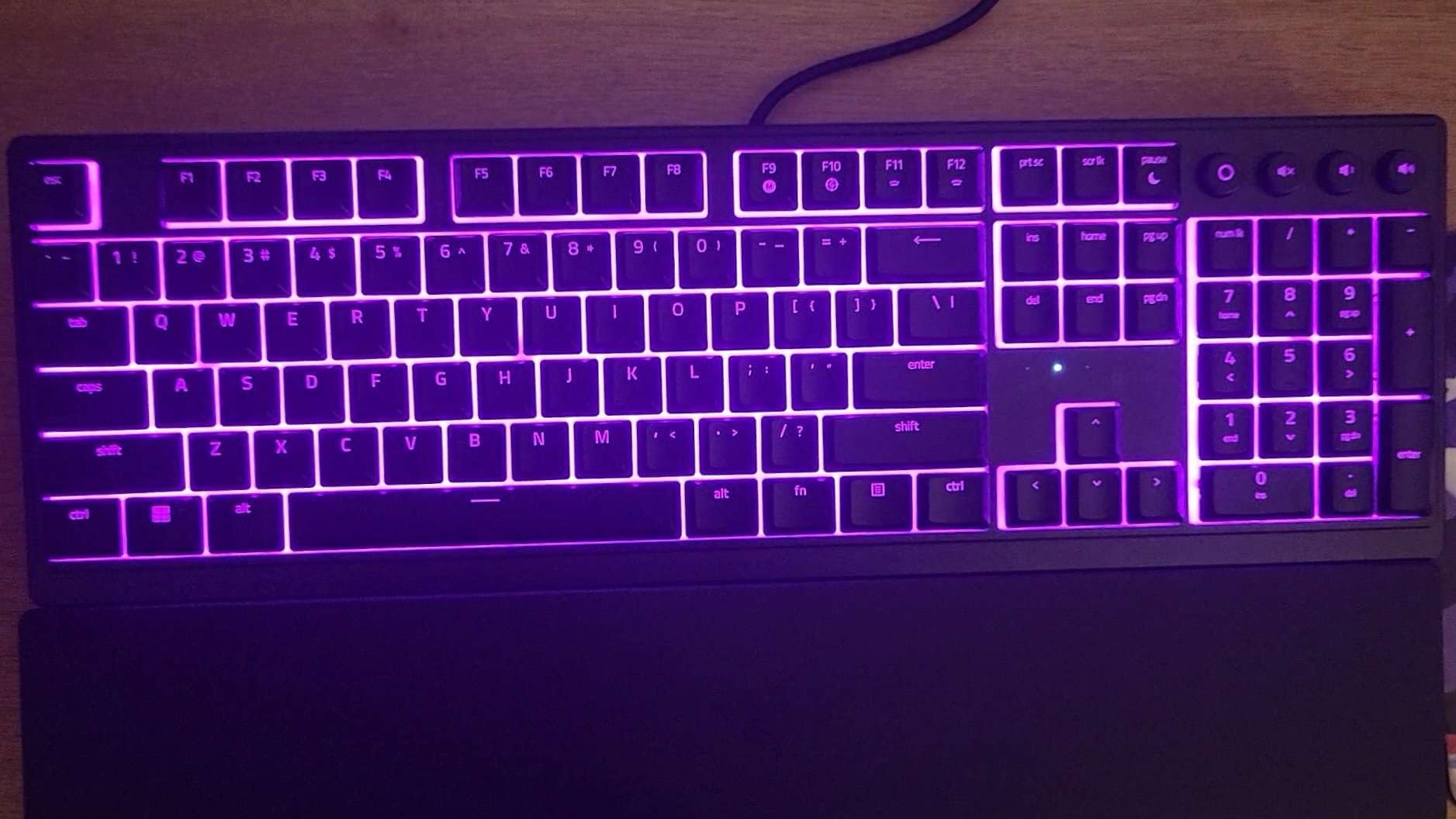 Razer Ornata V3 Gaming Keyboard, Low-Profile Keys, Black | Mecha-Membrane Switches, UV-Coated Keycaps, Backlit Media Keys, 10-Zone RGB Lighting, Snap Tap, Magnetic Wrist Wrest customer photo 2