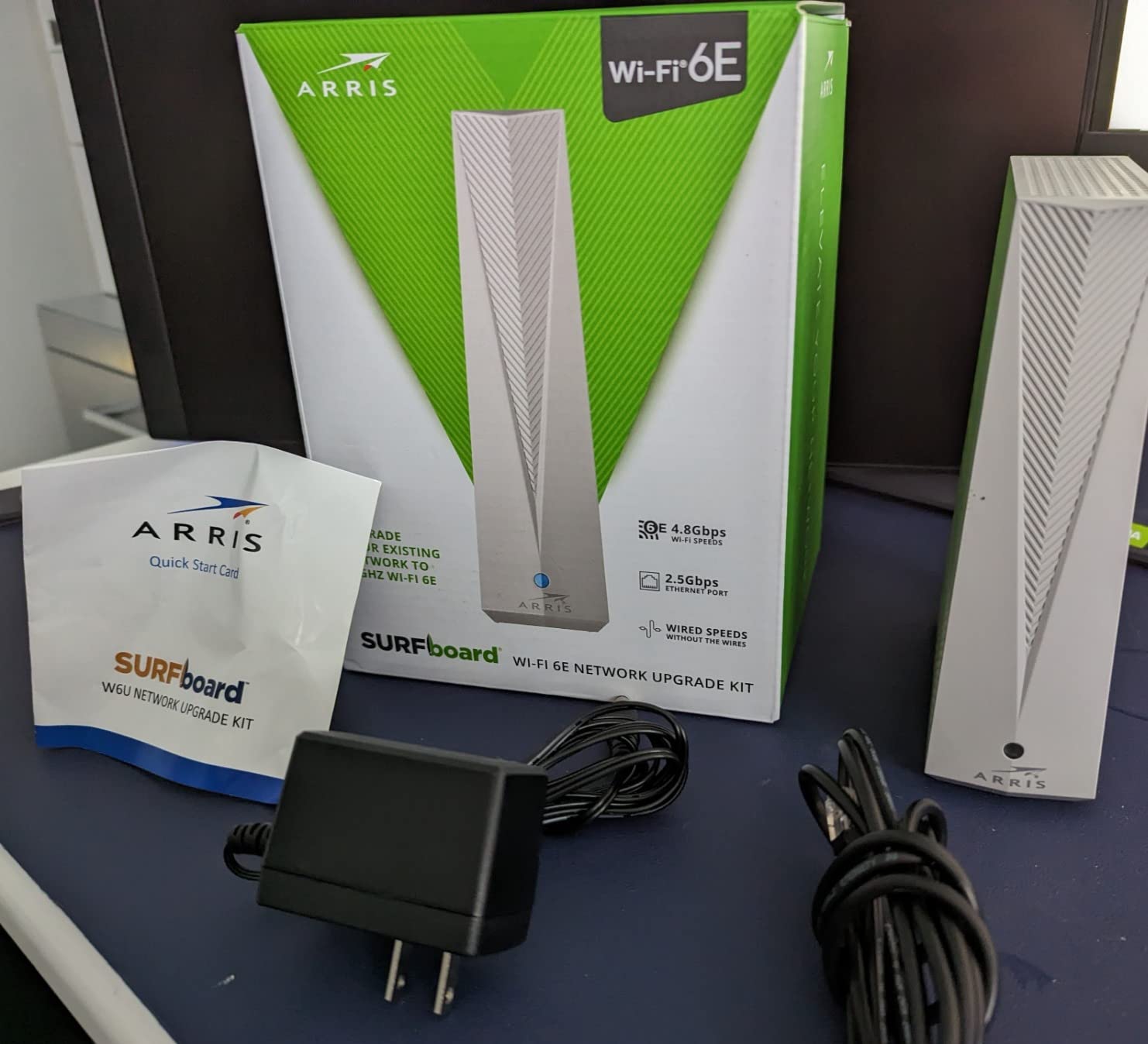 Arris Surfboard Wi-Fi 6E Access Point | W6U | Dedicated 6 GHz Band for Compatible Devices | 2.5 Gbps Port | Works with Any Wi-Fi Device | Upgrade Your Network to Wi-Fi 6E customer photo 1