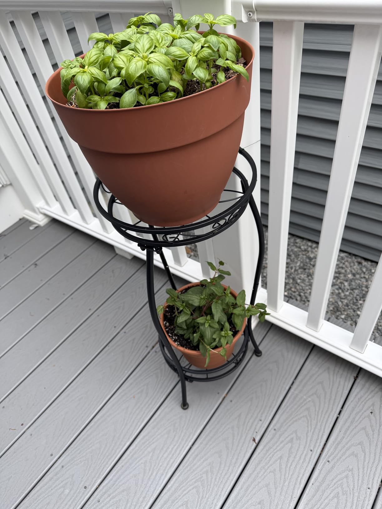 MOCORY Plant Stand Indoor Outdoor, 2 Tier 27.1