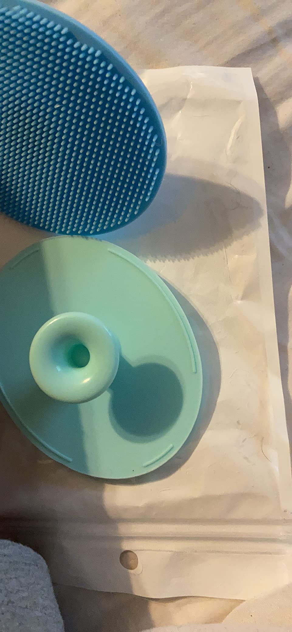 Silicone Facial Cleansing Brush - Face Scrubber & Exfoliator for Deep Cleaning, Blackhead & Acne Pore Care customer photo 2