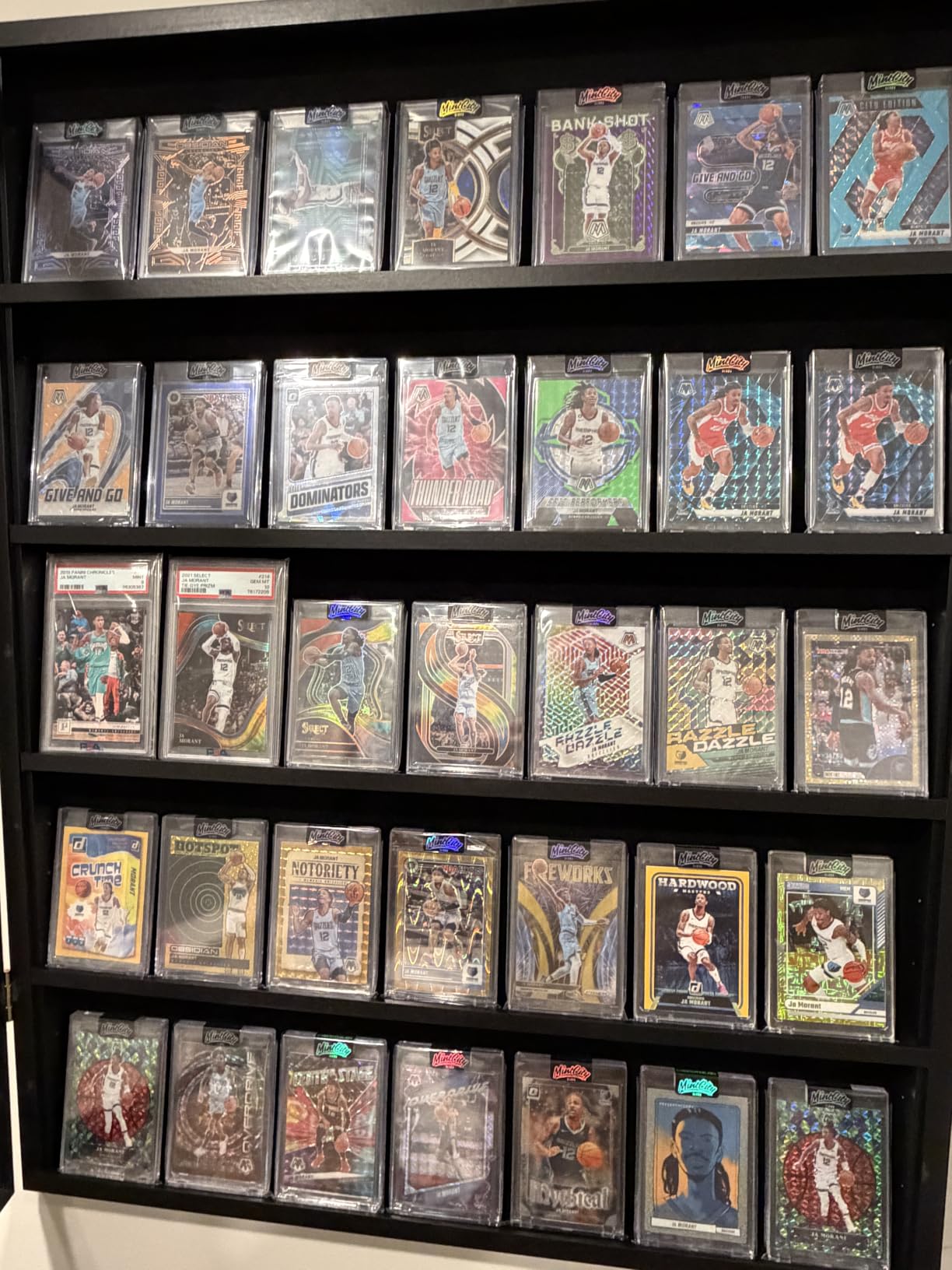 VERANI 35 Graded Sports Baseball Card Display Case Wall Mount Black customer photo 1