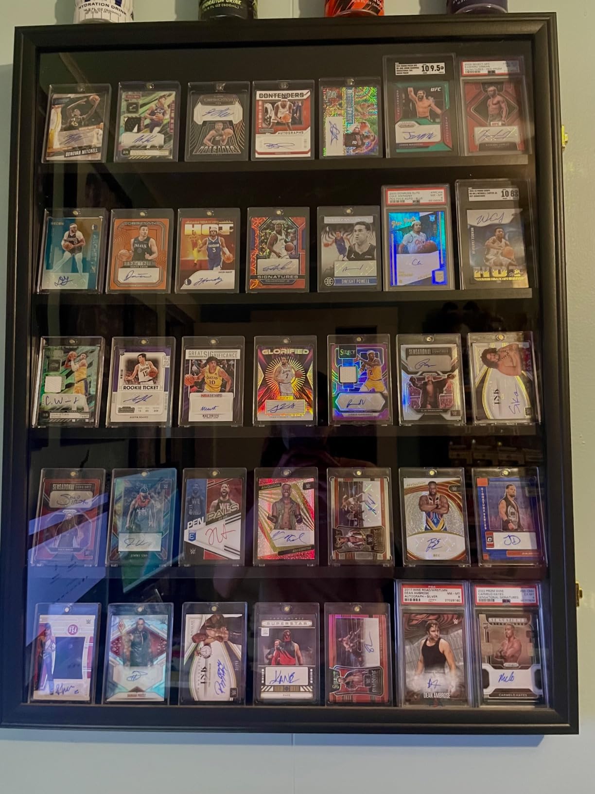 VERANI 35 Graded Sports Baseball Card Display Case Wall Mount Black customer photo 2