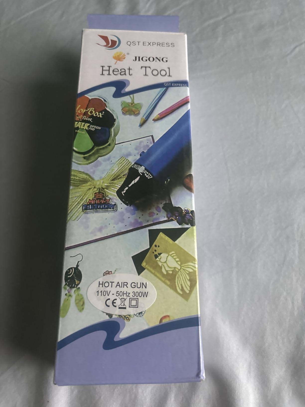 Heat Gun, Mini Hot Air Gun for DIY Crafts Portable Heat Air Gun Tool for Embossing Shrink Wrapping Drying Paint customer photo 2