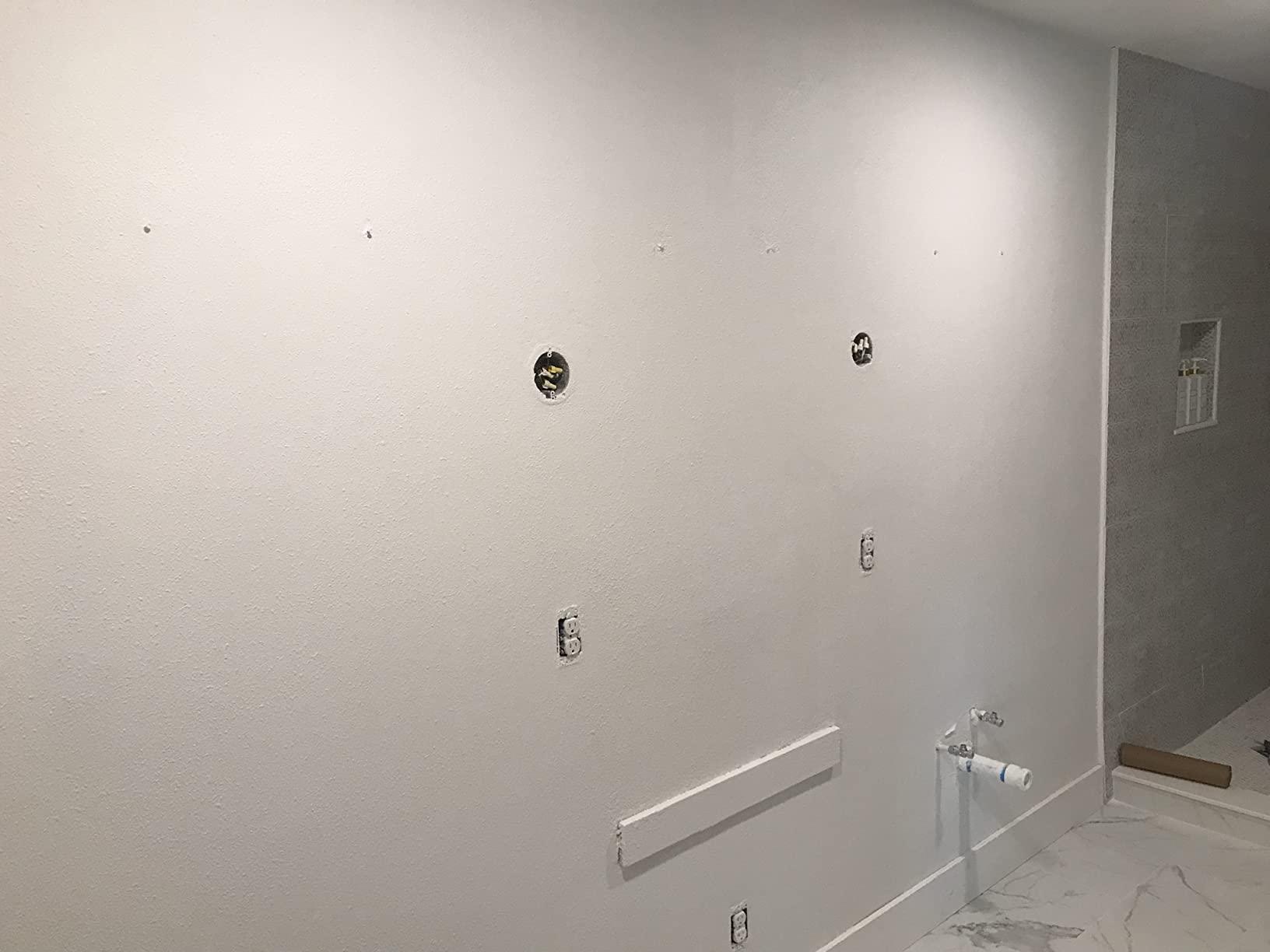 Drywall Texture Sprayer,Air Texture Gun 1.5 Gallon with 3 Nozzle (4.0mm/6.0mm/8.0mm) for Orange Peel Knockdown (Red) customer photo 1