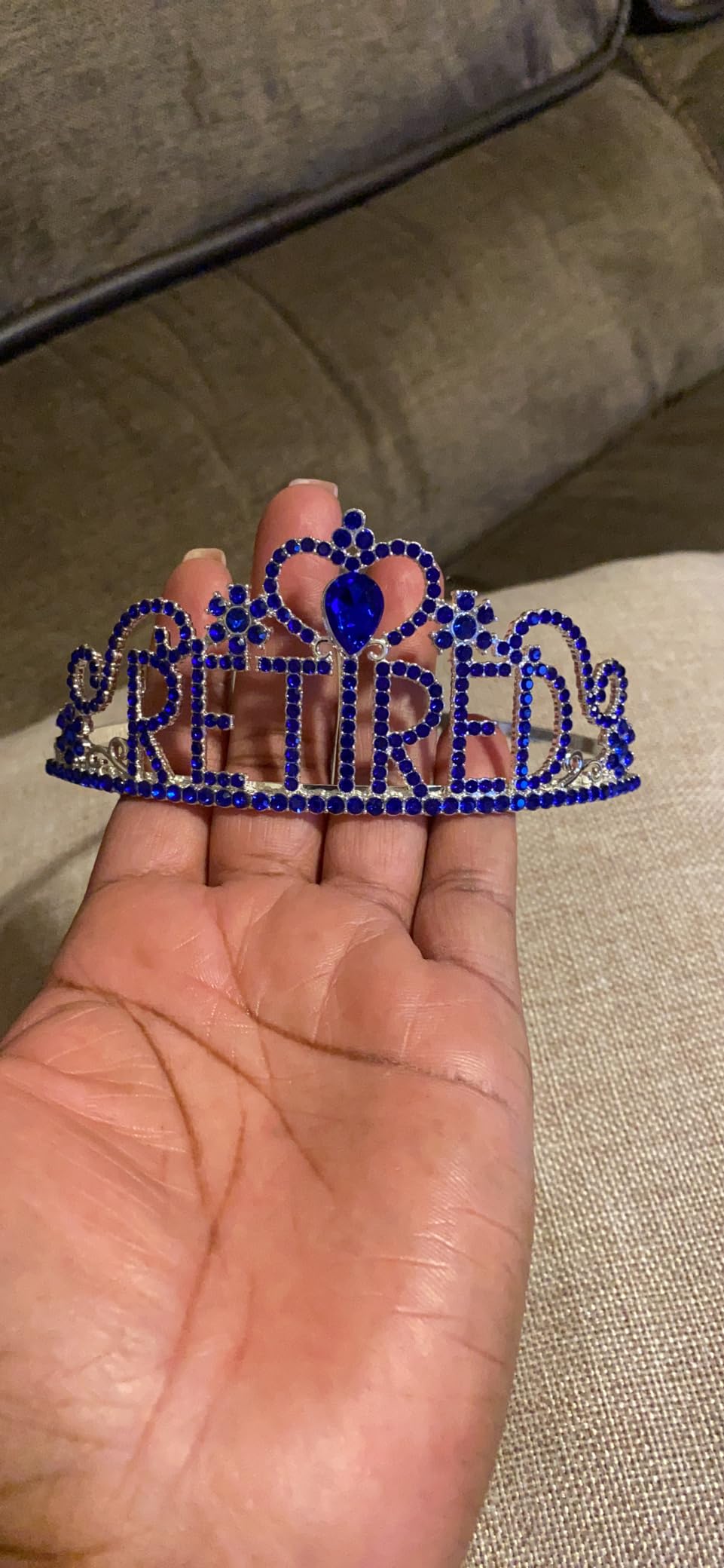 JETKONG Retirement Party Decorations Retired Tiara/Crown, Retired Sash for Women Retirement Gifts, Retirement Party Supplies, Gifts, Favors (Rose Gold) customer photo 1