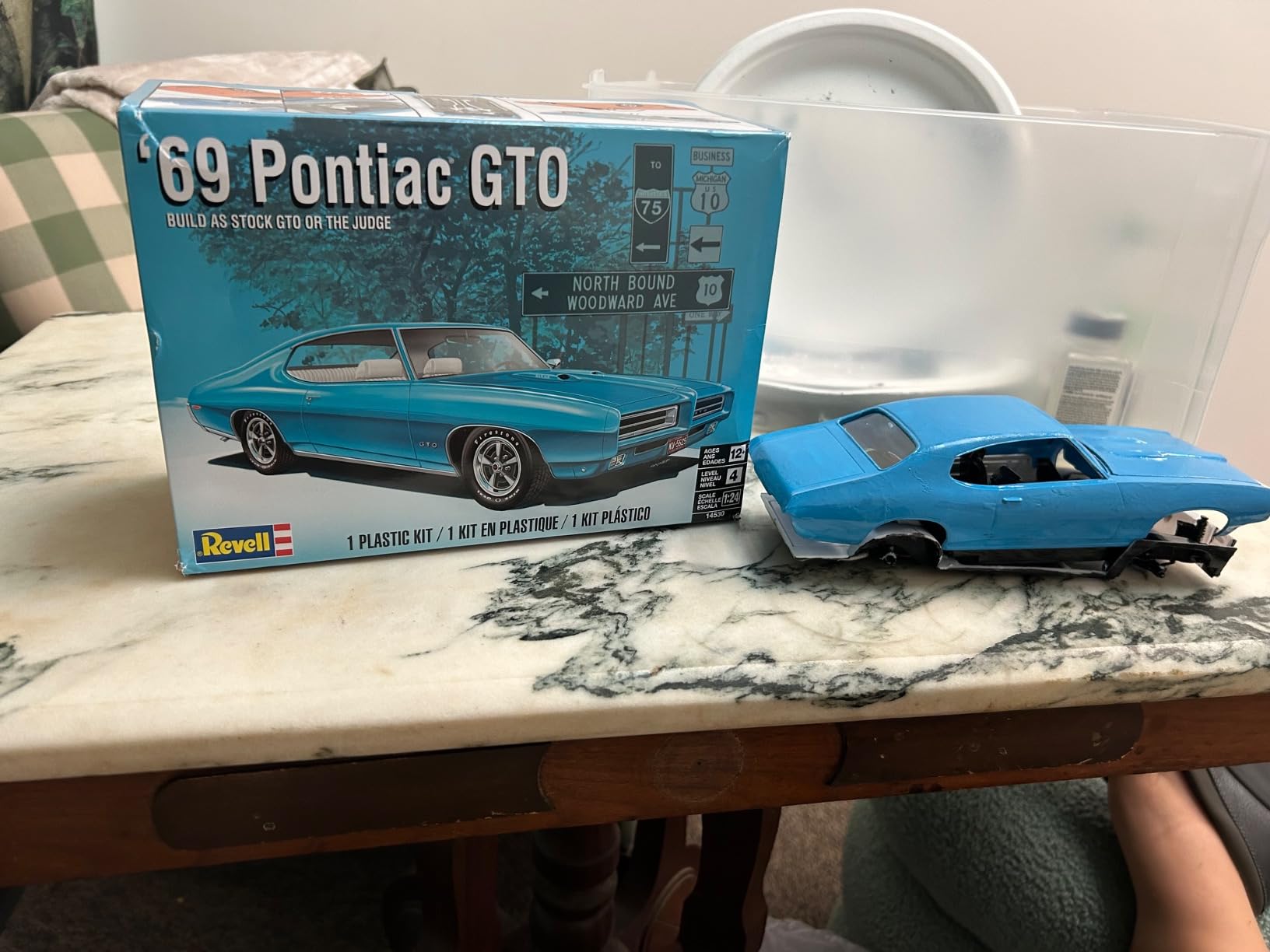 Revell 14530 1969 Pontiac GTO Judge 1:24 Scale 63-Piece Skill Level 4 Model Car Building Kit customer photo 1