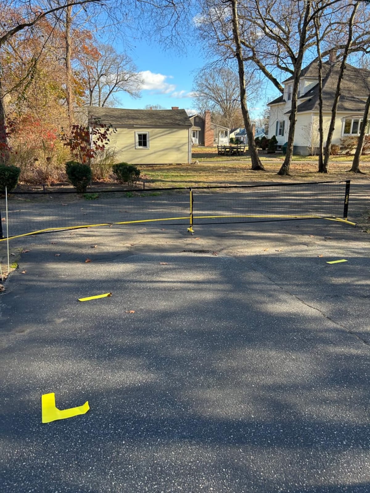 Pickleball Net Set, Pickleball Net on Wheels for Driveway Backyard, 22FT Regular Size, 4 Pickleball Paddles & 6 Balls, 12 Court Markers, 1 Carry Bag, Pickleball Set for Indoor Outdoor Play customer photo 1