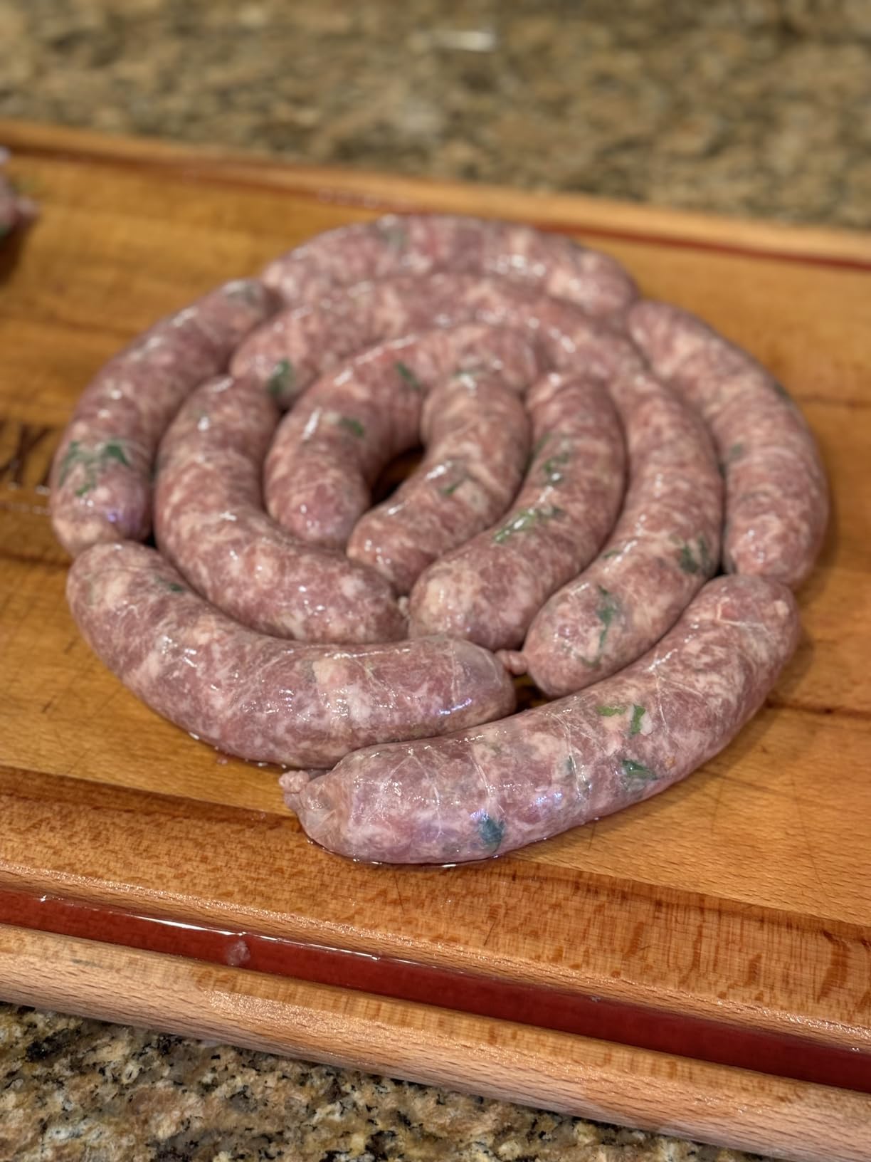 Natural Hog Casings 32mm for Sausage Making, Makes 12 lb, Pre-Tubed customer photo 2