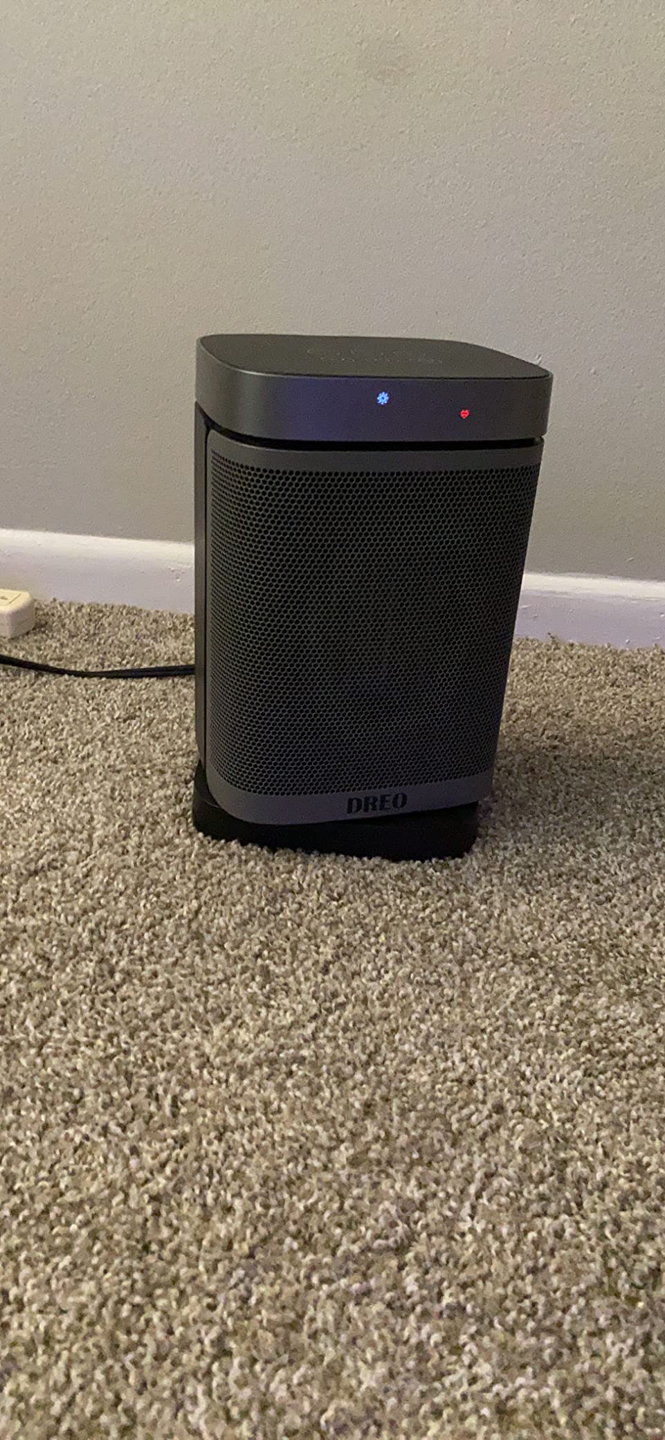 DREO Atom One Space Heater with Remote, 70°Oscillating Electric Heaters with Digital Thermostat, 1500W PTC Ceramic Heater, 12h Timer, Quiet Safety Heating, Portable Heater for Home Office customer photo 1