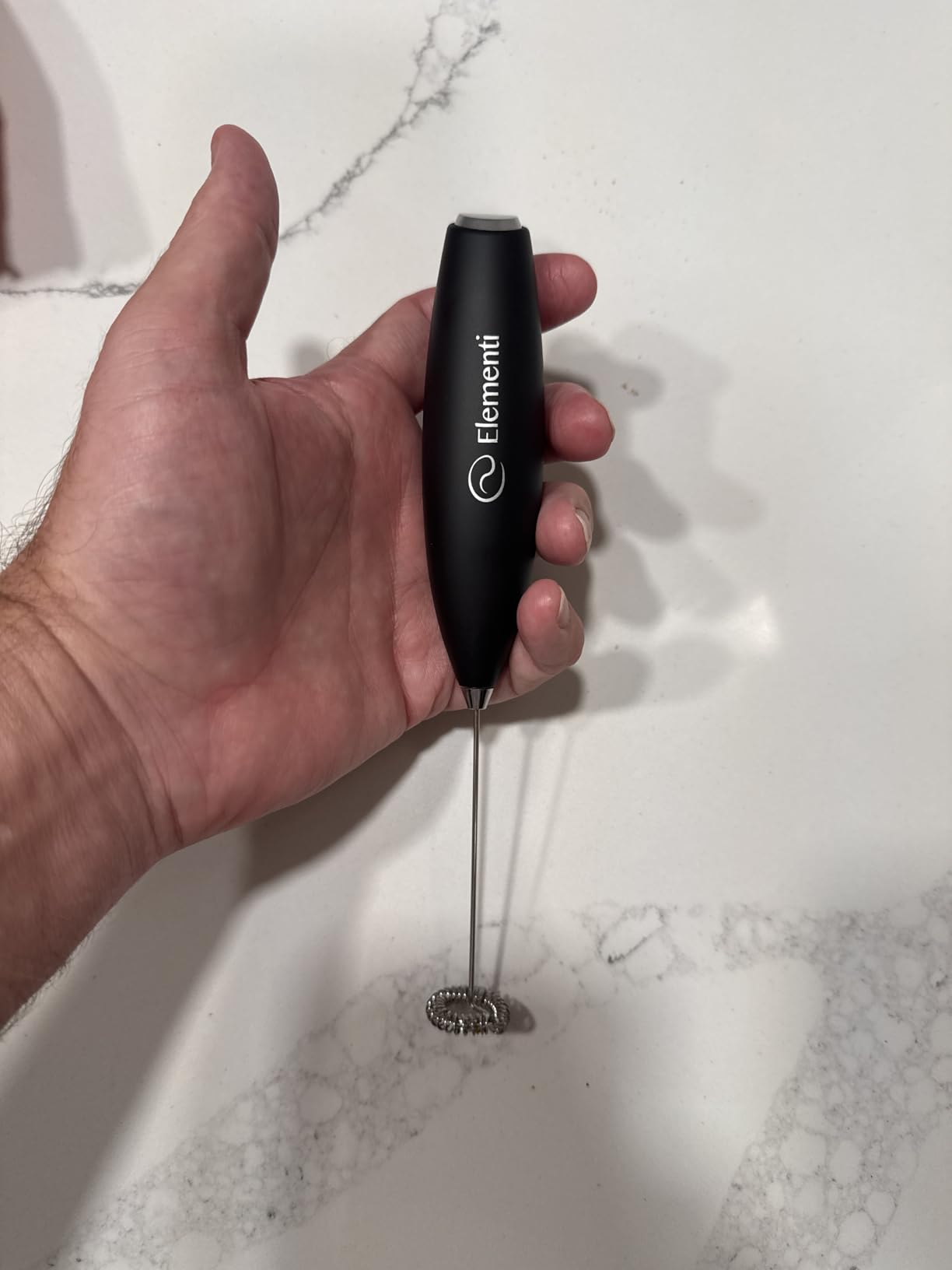 Elementi Matcha Whisk Frother - Matcha Mixer & Handheld Electric Whisk - Make Creamy, Dreamy Lattes at Home (Emerald Green) customer photo 2