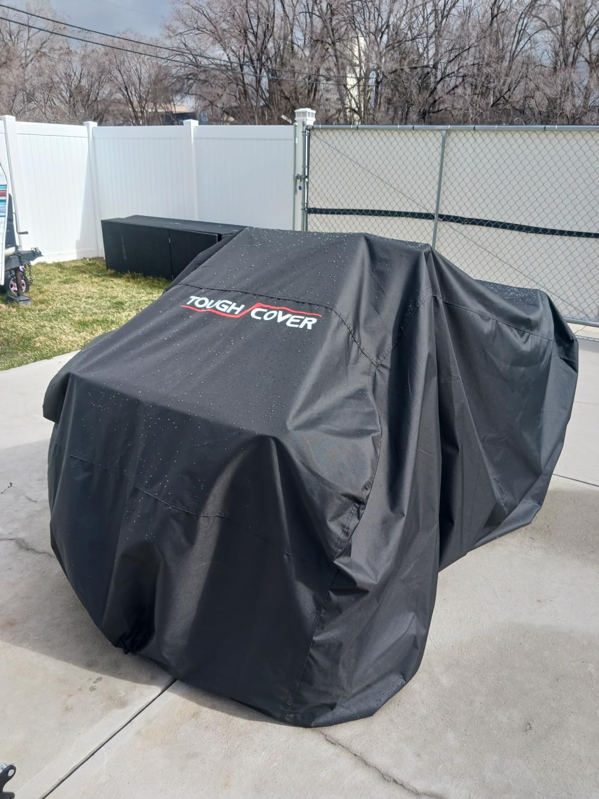 Tough Cover ATV Cover, Extreme 600D, Waterproof, 86.5x50.5x49.5 in | Heavy-Duty Waterproof 600D Fabric With Taped Seams, Fits Four Wheelers And Snowmobiles For Year-Round Protection customer photo 2