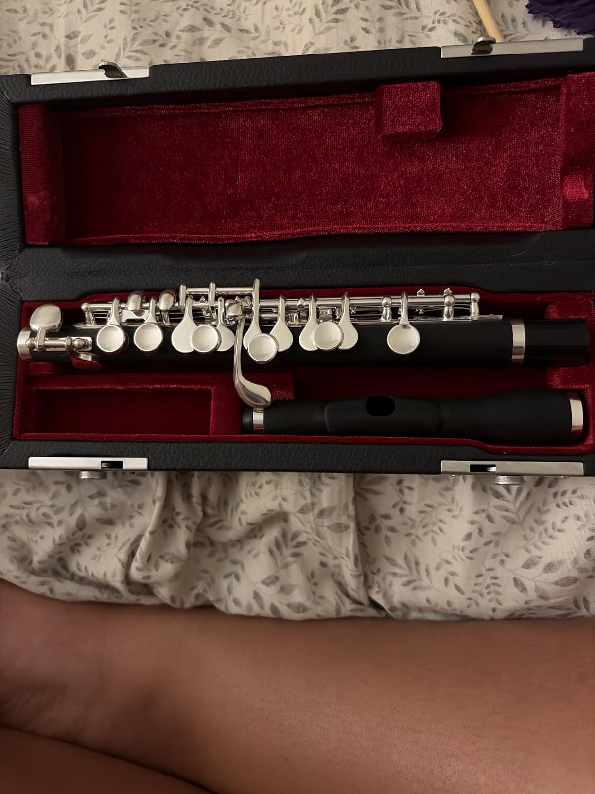 Segolike 1Set Piccolo Flute Instruments W/Wood Case Cleaning Cloth Screwdriver customer photo 1