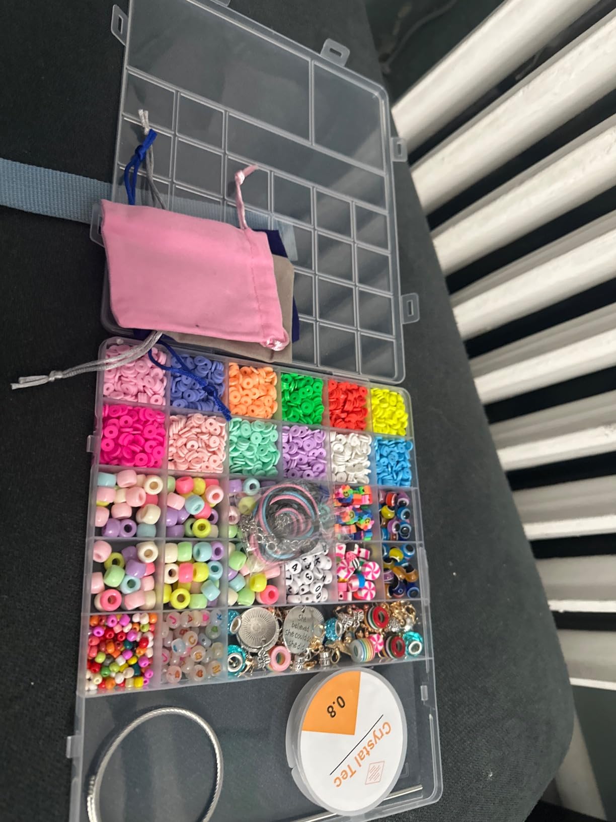 leitait Girls Toys Bracelet Making Kit - 3400pcs Charm Jewelry Making Kit Supplies, Unicorn/Mermaid Crafts Birthday Christmas Gifts for Girls Ages 5 6 7 8 9 10 11 12 Years Old customer photo 2