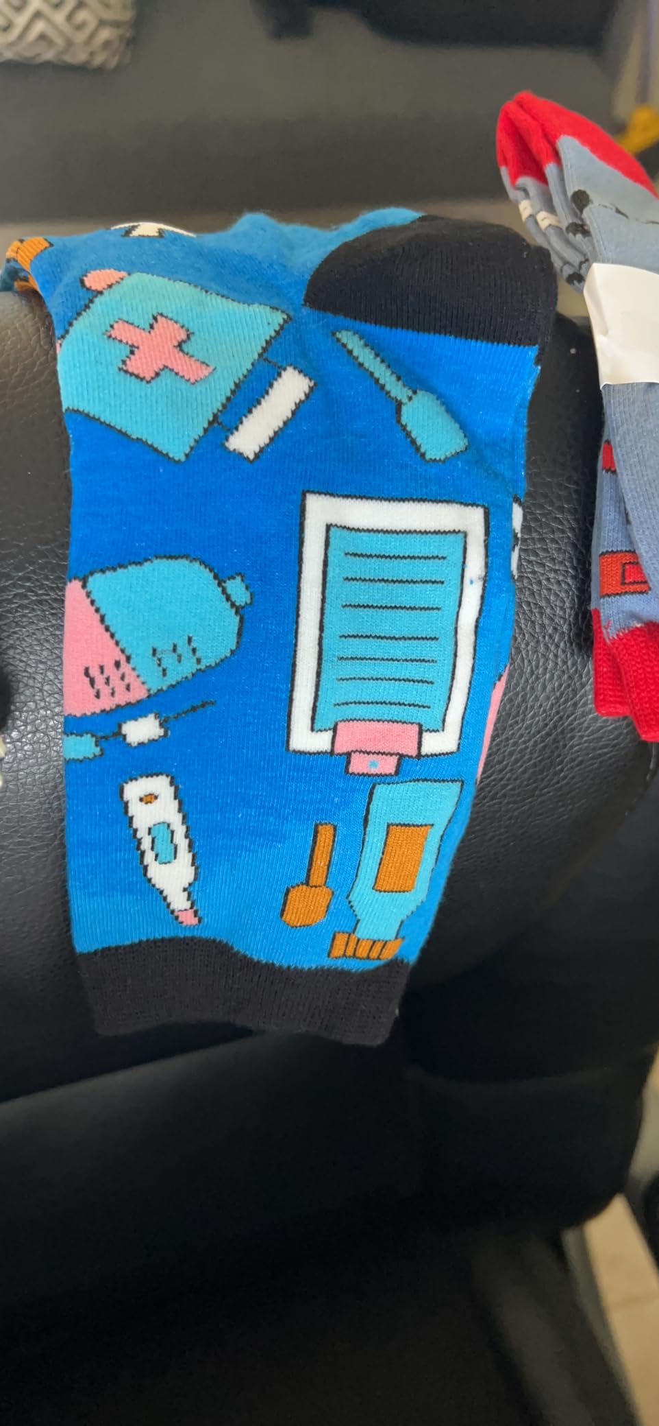 Jeasona Nurse Gifts Funny Nurse Week Crew Socks for Women 5 Pairs customer photo 2