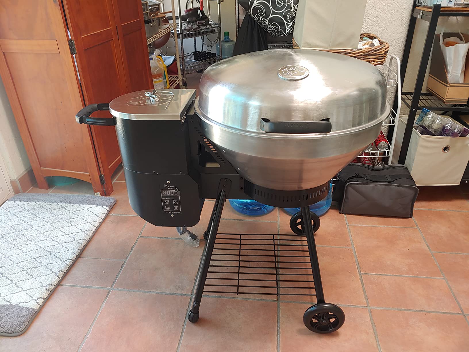 recteq Pellet Grill RT-B380 Bullseye, BBQ, Outdoor, and Electric Pellet Smoker Grill, Electric Smokers, Uses 100% Wood Pellets for Ribs, Brisket, Chicken, Sear, Smoke customer photo 2