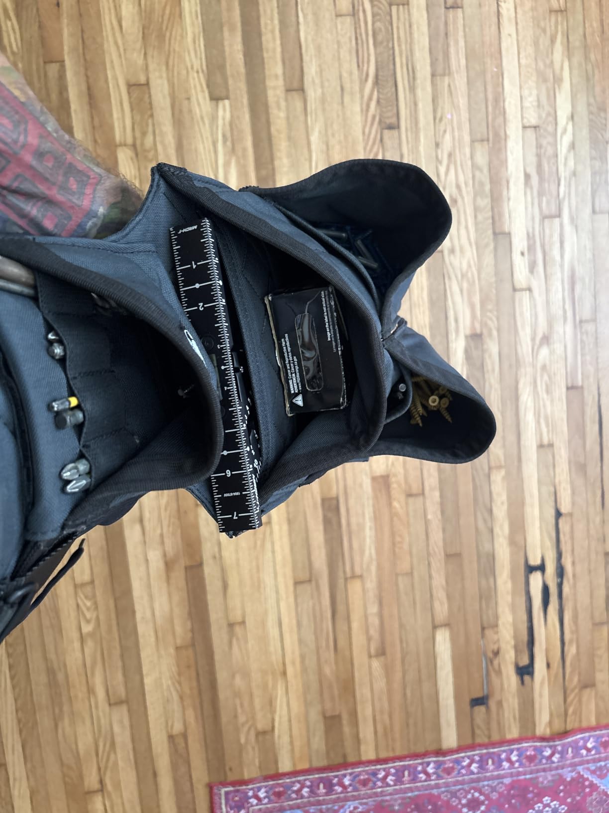 Occidental Leather Badger Carpenter Set - Medium, Gunmetal Grey - 27 Pockets & Tool Holders - Made in USA customer photo 2