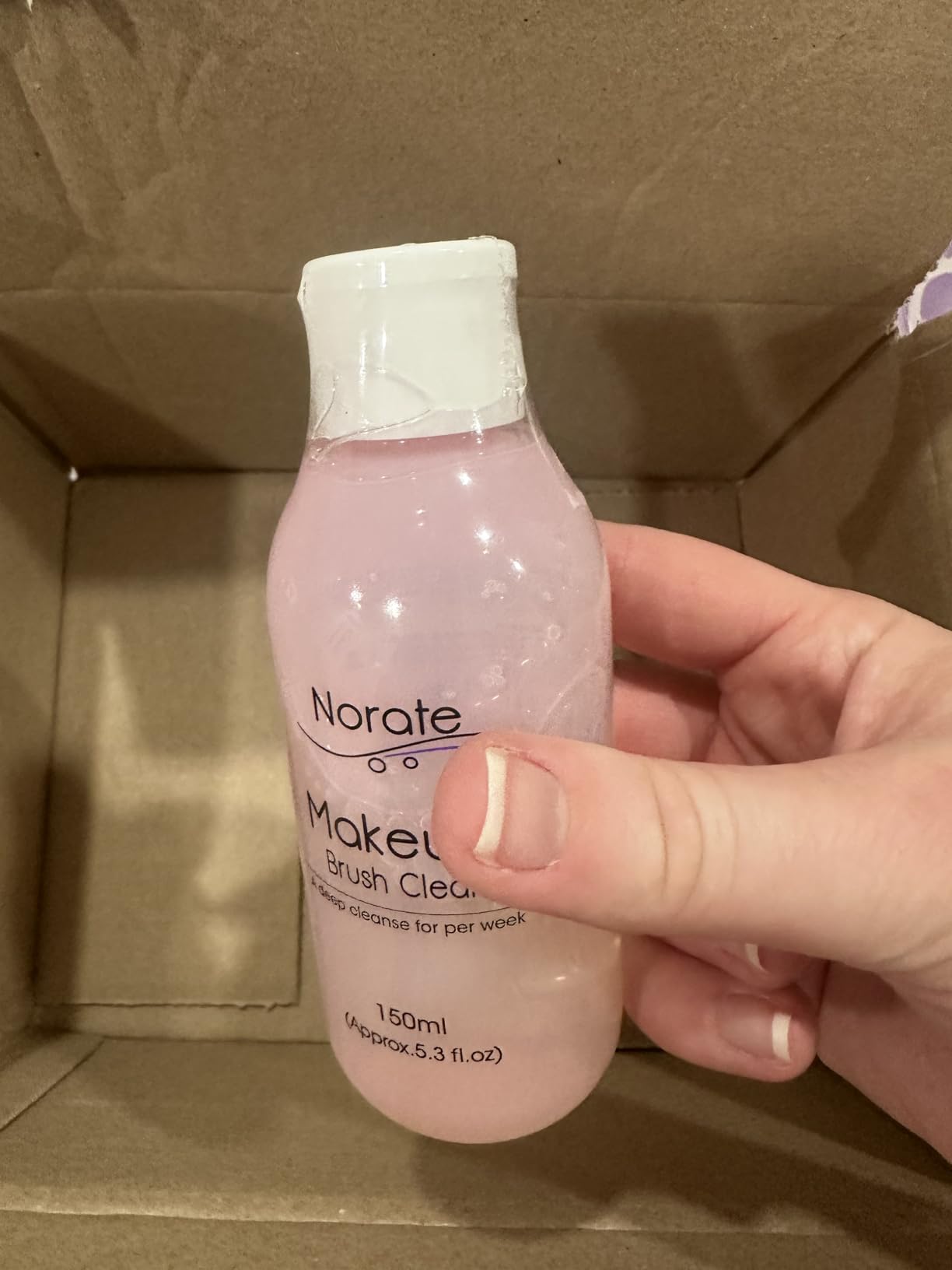 Norate Makeup Brush Cleaner, Brush Cleaning Solution & Shampoo, 5.3 Fl Oz customer photo 1
