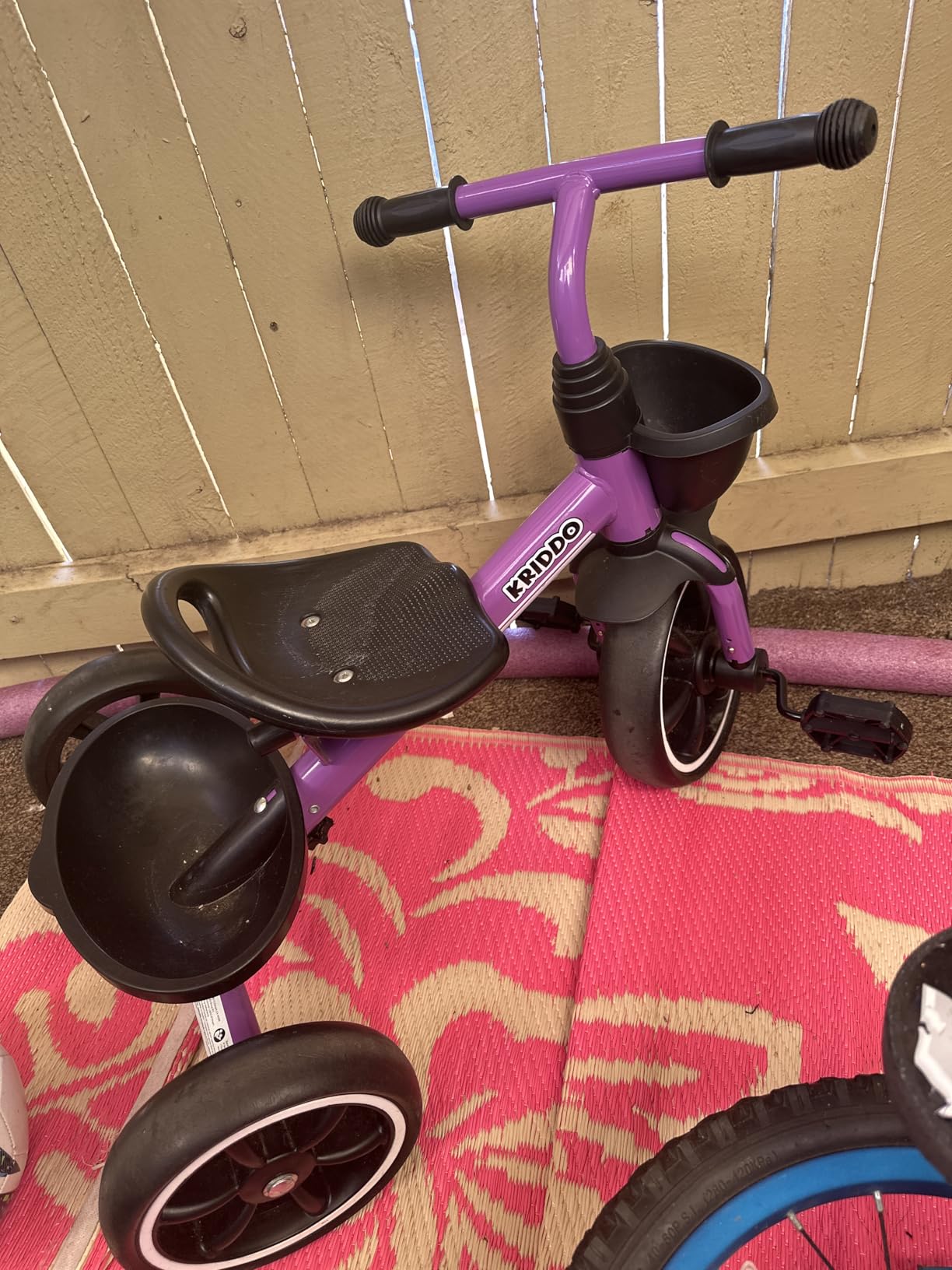 KRIDDO Toddler Tricycle for Toddlers Age 2-5, Tool-Free Trike customer photo 2