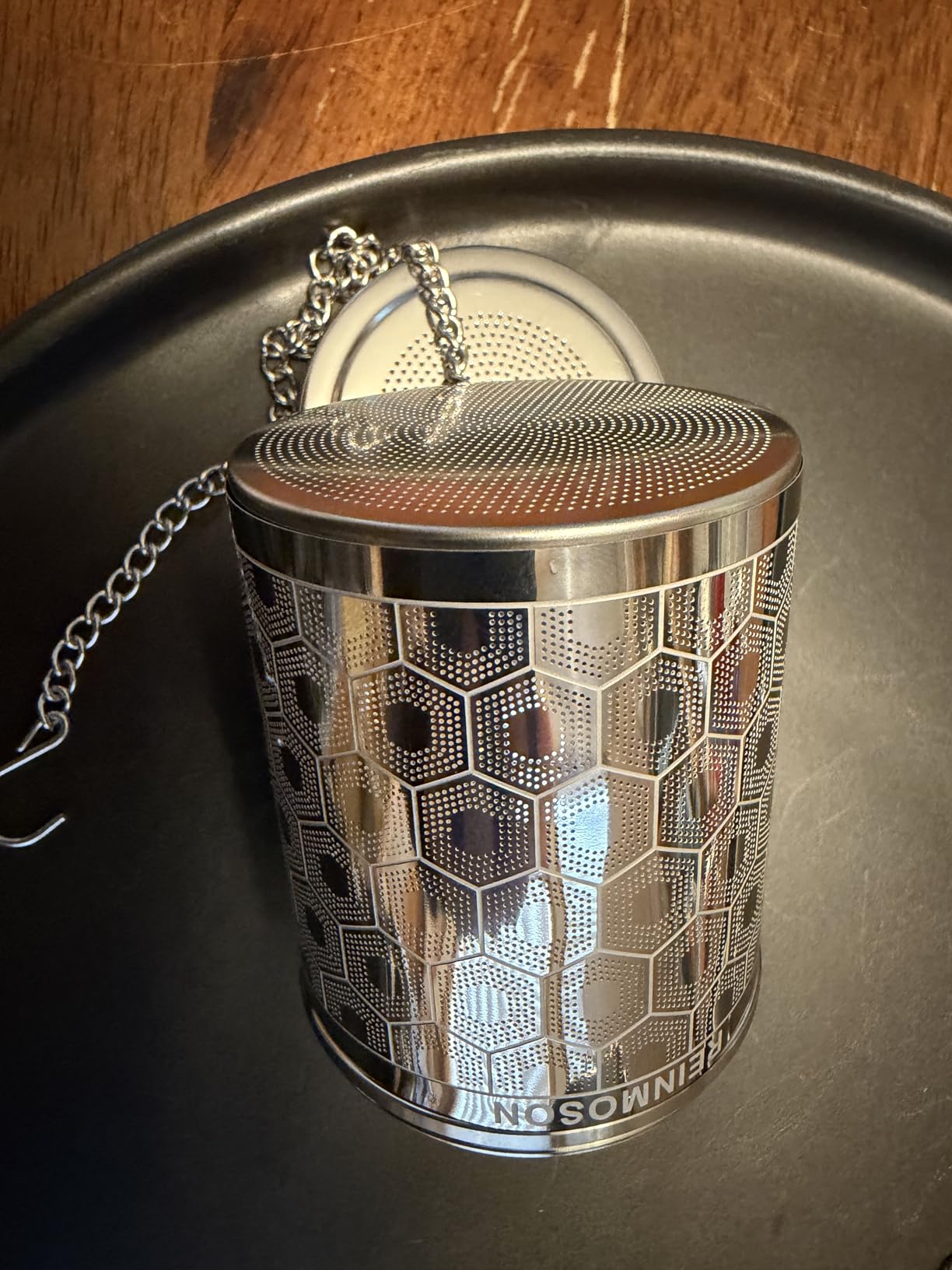 Reinmoson Extra Fine Mesh Tea Infuser for Loose Leaf Tea Steeper 1.5x2.2 inch | 304 Stainless Steel Tea Strainers & Filters for Loose Tea, Updated Slim Threaded Lid Tea Ball for Mug, Cup, Teapot, Kettle customer photo 2