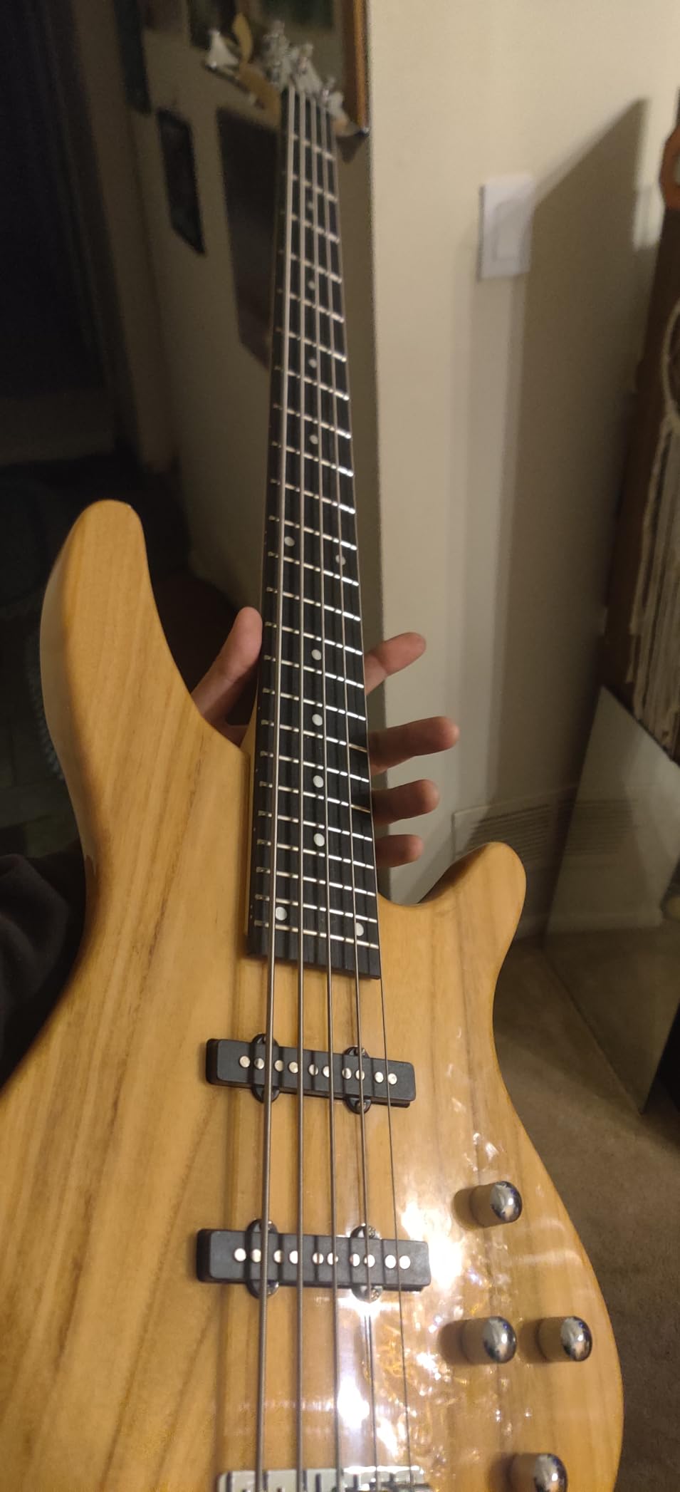Ktaxon 5 String Electric Bass Guitar | Full Size 5 String Bass Guitar Kit customer photo 2