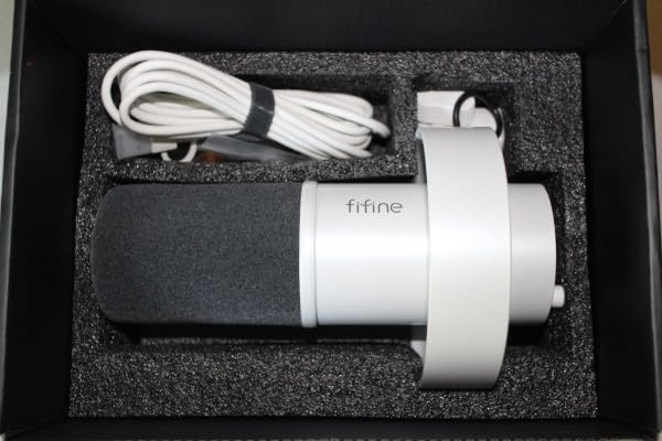 FIFINE AmpliTank K688 Dynamic Microphone, XLR/USB Podcast Recording PC Mic customer photo 2