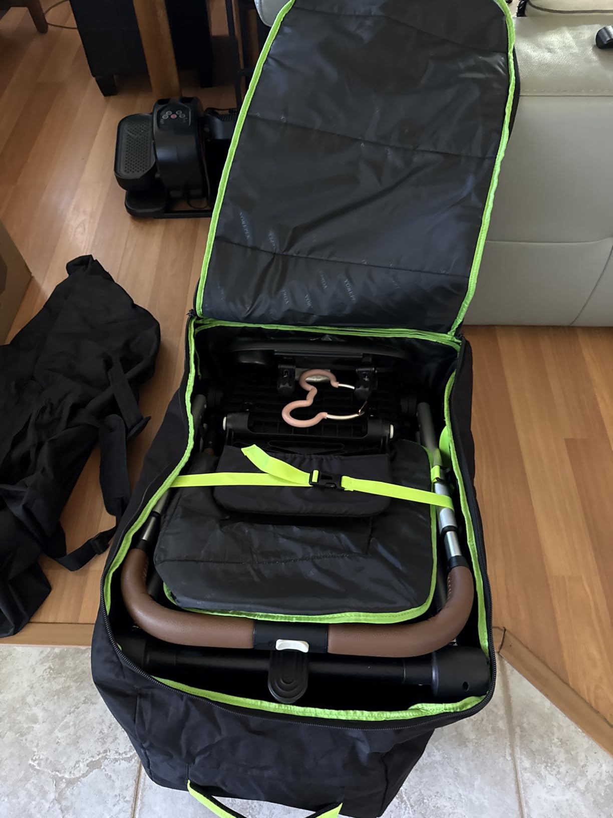 YOREPEK Padded Stroller Travel Bag with Wheels for Airplane customer photo 1