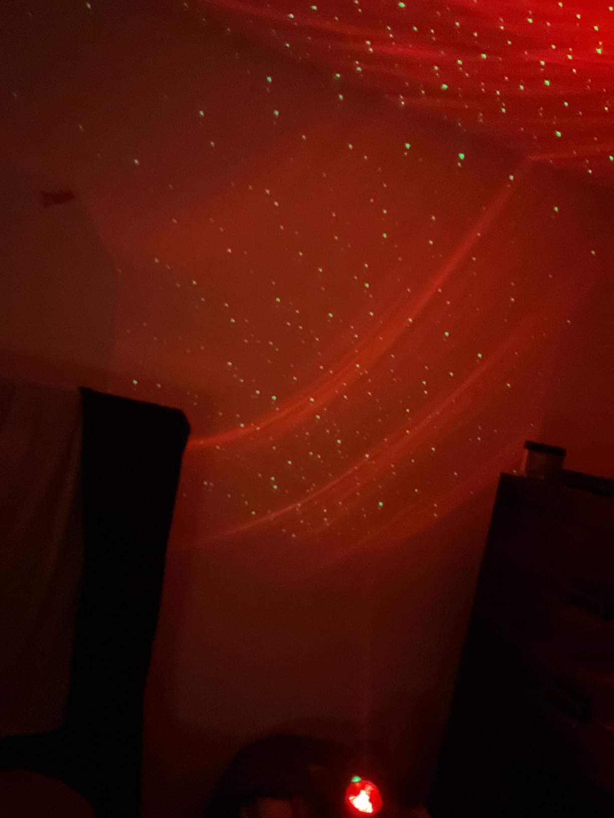 ENOKIK Galaxy Projector, Star Aurora Night Light Bluetooth Speaker, Black customer photo 1