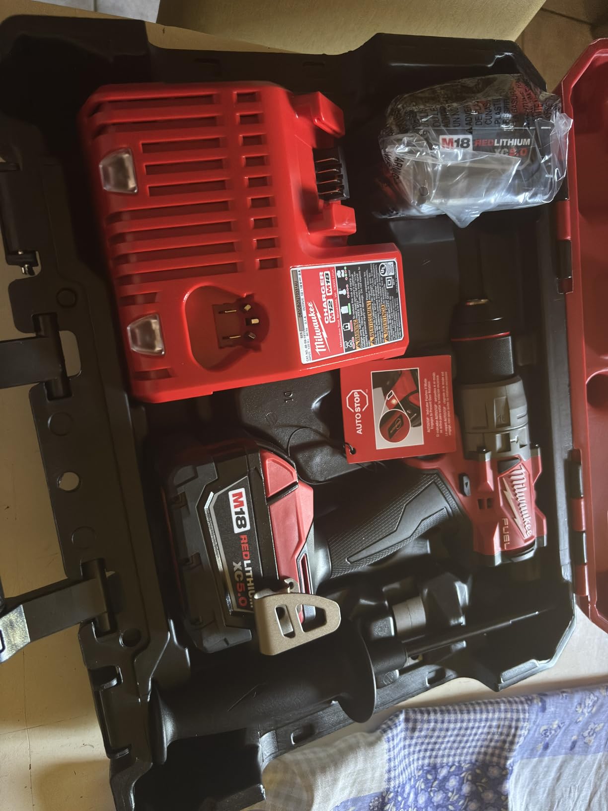 Milwaukee Electric - Variable Speed M18 Fuel. 1/2 Hammer Drill-Driver KIT customer photo 1