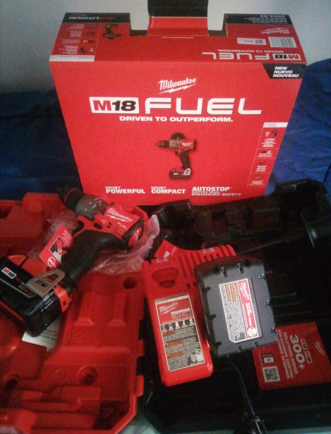 Milwaukee Electric - Variable Speed M18 Fuel. 1/2 Hammer Drill-Driver KIT customer photo 2