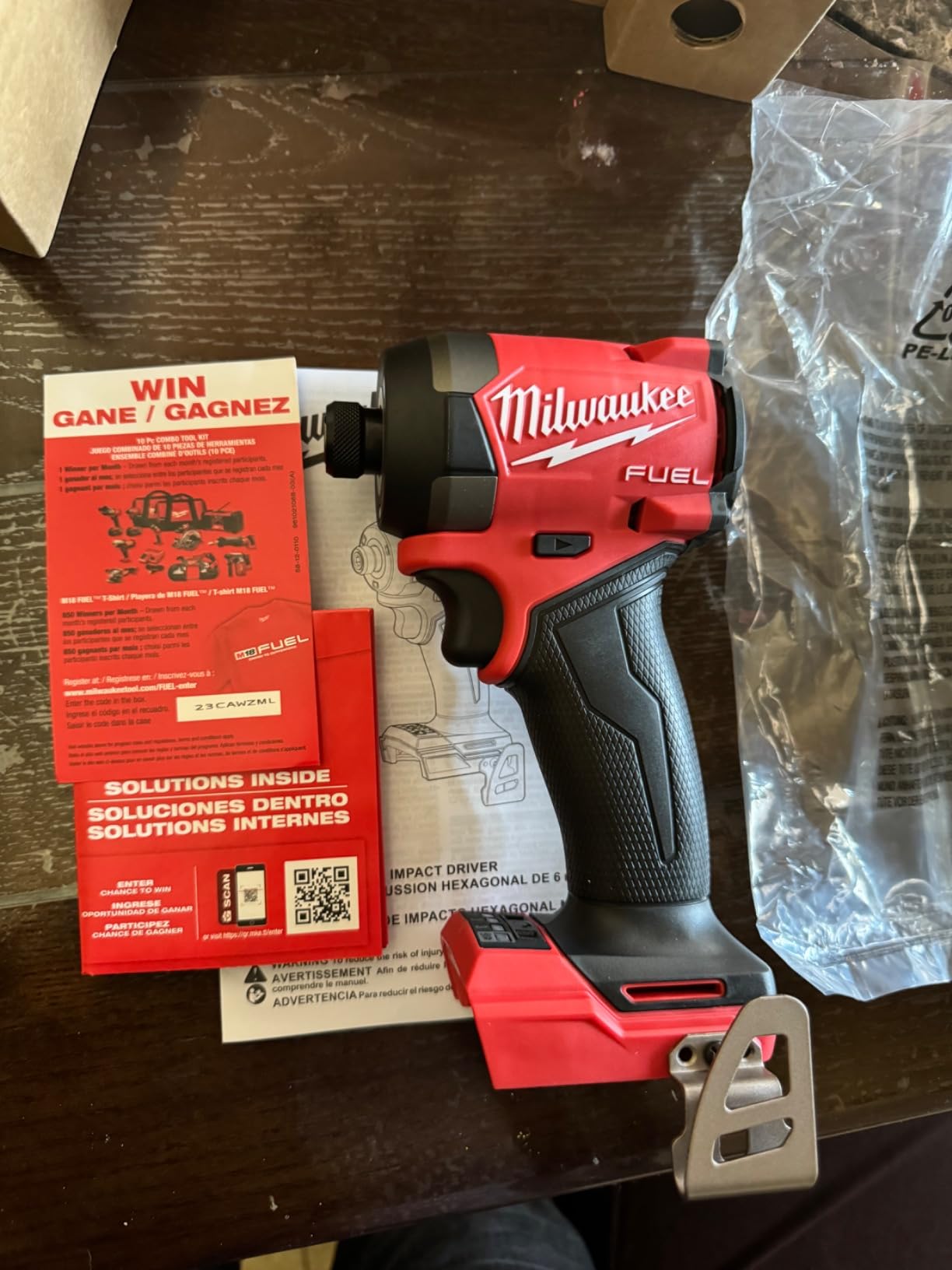 Milwaukee Electric - M18 Fuel. 1/4 HEX Impact Driver customer photo 1