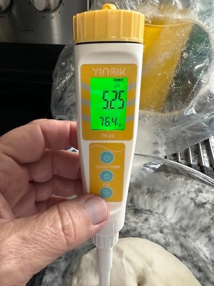 YINMIK Food pH Meter Digital pH Tester Spear pH Probe pH Reader for Canning customer photo 1