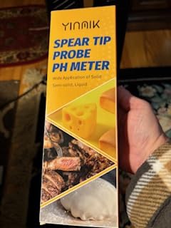 YINMIK Food pH Meter Digital pH Tester Spear pH Probe pH Reader for Canning customer photo 2