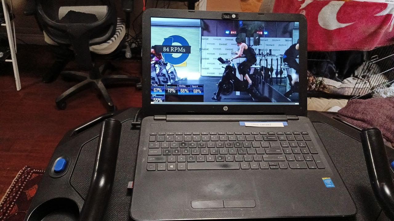CXWXC Indoor Cycling Desk - Adjustable Height Bike Deak Laptop Stand customer photo 1