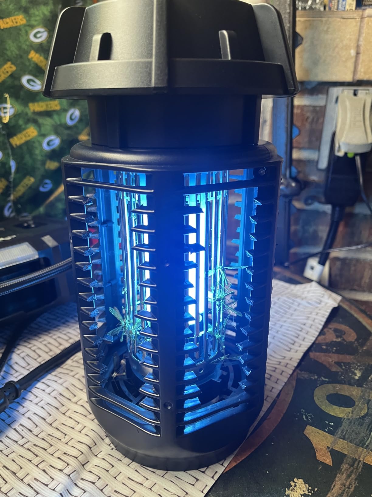 LiBa Bug Zapper Outdoor 4000V 20W, IPX4 Waterproof Insect Killer for Yard customer photo 2