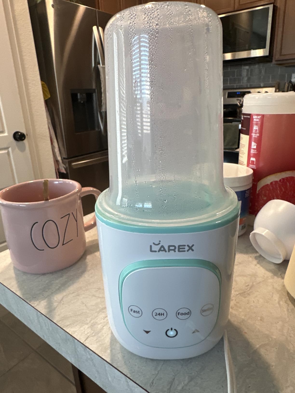 LAREX Bottle Warmer, Fast Baby Bottle Warmer for Breastmilk and Formula customer photo 2