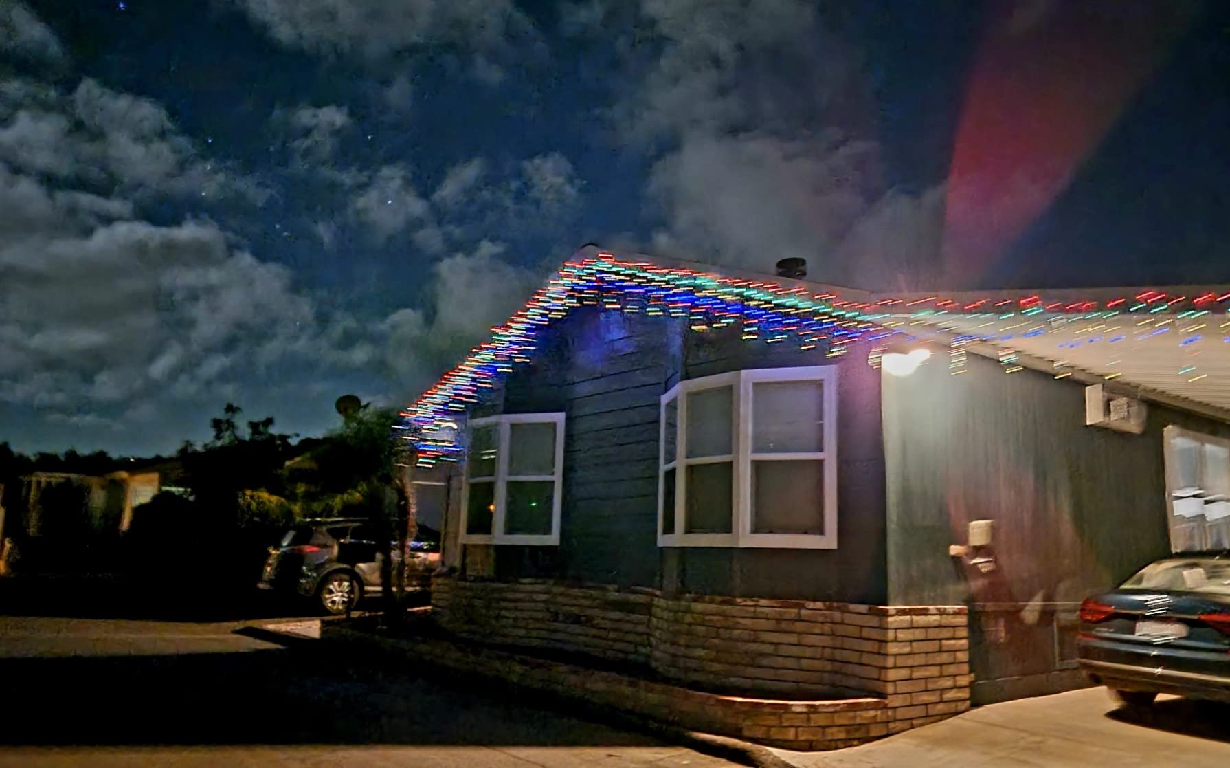 Neoclassy Upgraded Solar Christmas Lights,304LED Outdoor Christmas Decorations 8 Modes Waterproof Solar Halloween Thanksgiving Lights for Patio Yard Wedding Party House Xmas Tree Roof Decorations customer photo 2