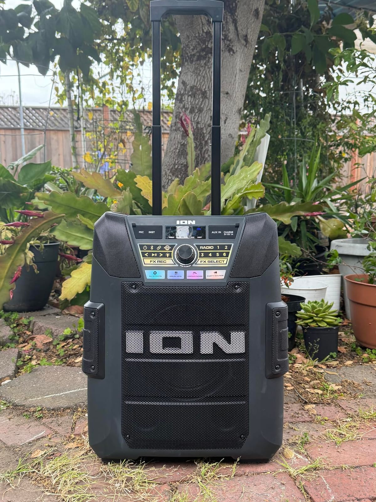 ION Block Rocker XL 220W Bluetooth Outdoor Speaker with Wheels customer photo 1