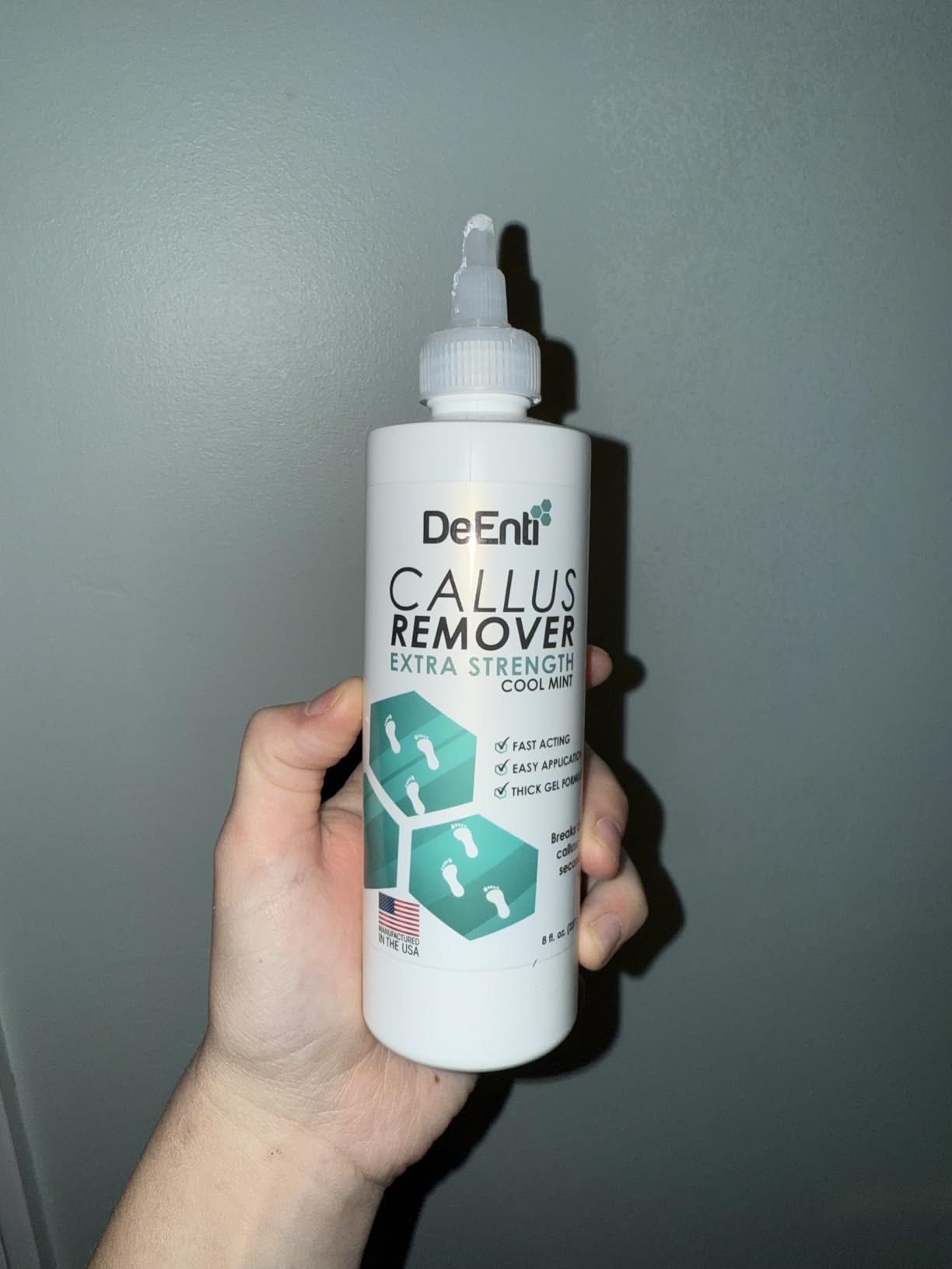 DeEnti Foot Callus Remover Gel, Dead Skin Remover for Feet, 8oz Cool Mint customer photo 2