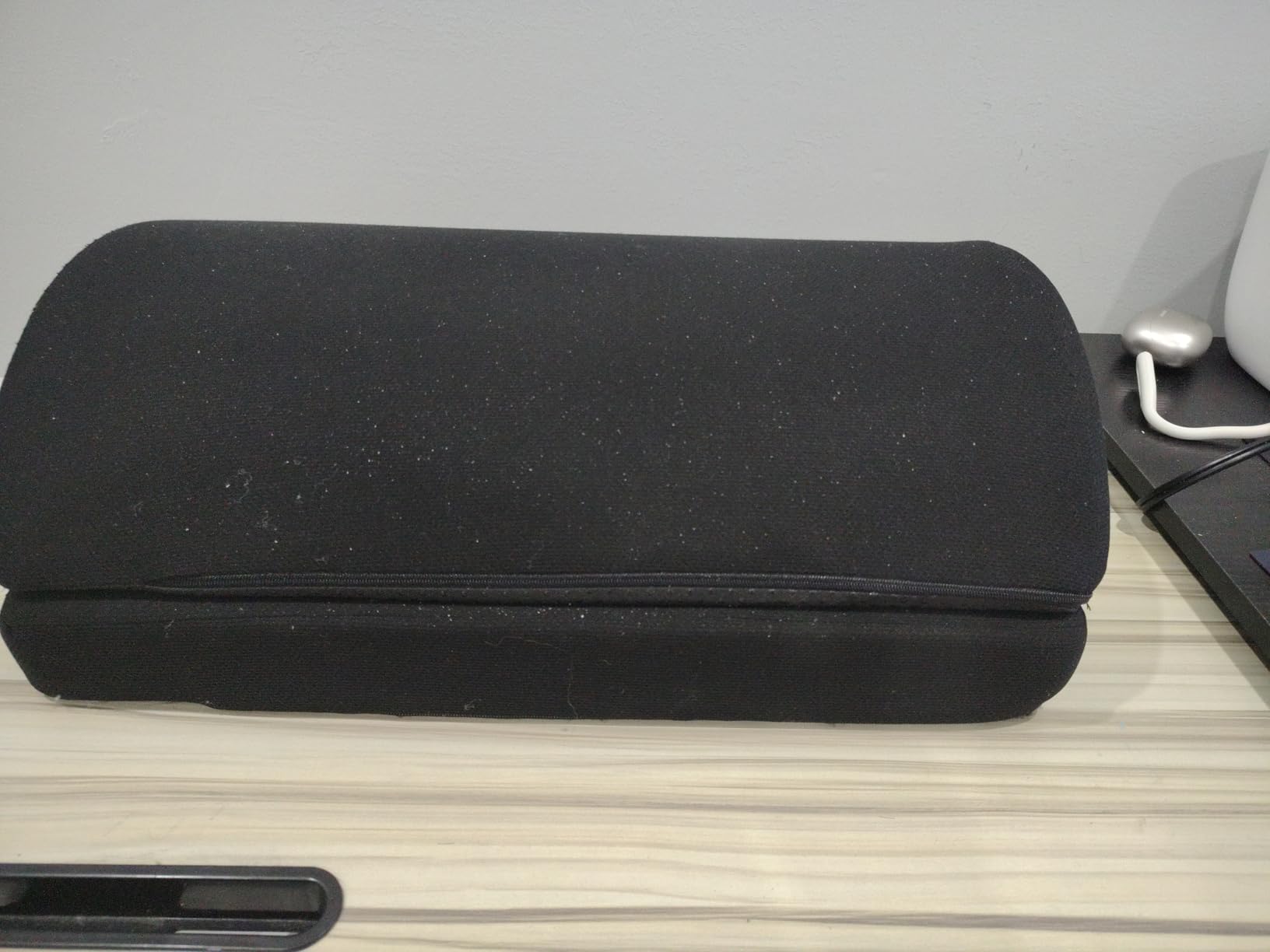 BlissTrends Foot Rest Under Desk, Foot Stool with 2 Adjustable Heights | Comfortable Footrest with Washable Cover for Car, Home and Office to Relieve Back, Lumbar, Knee Pain (Large, Black) customer photo 1