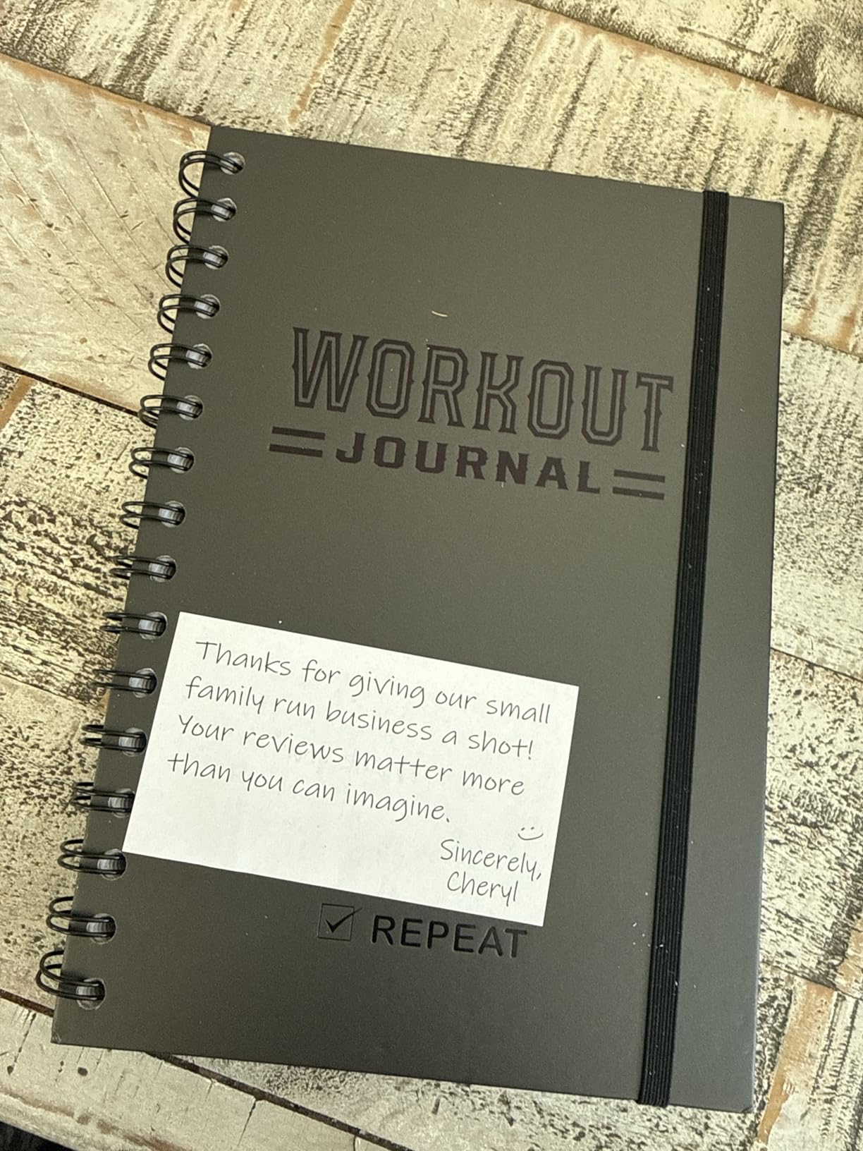 Nextnoid Hardcover Fitness Journal Workout Planner for Men & Women - A5(5.7