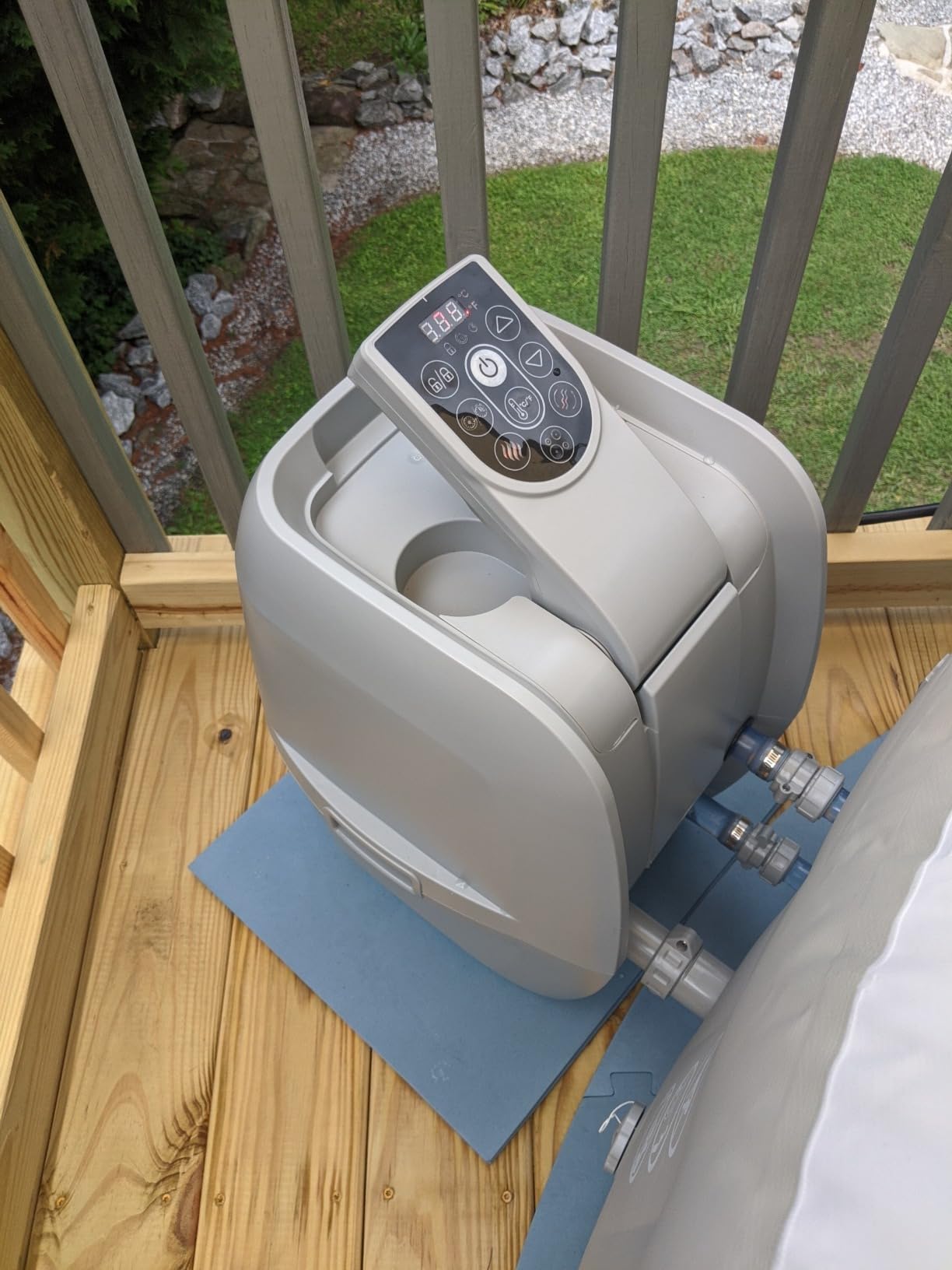 Coleman Palm Springs EnergySense AirJet Inflatable Hot Tub Spa (77